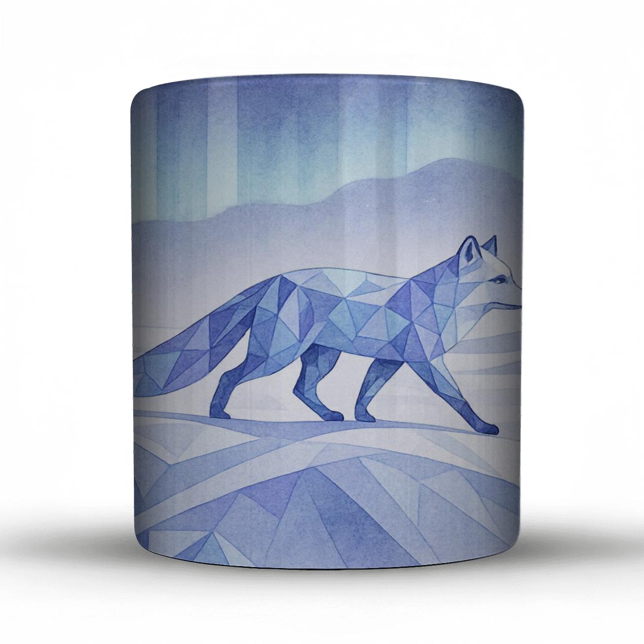 Arctic Fox Prism Trail custom printed mugs