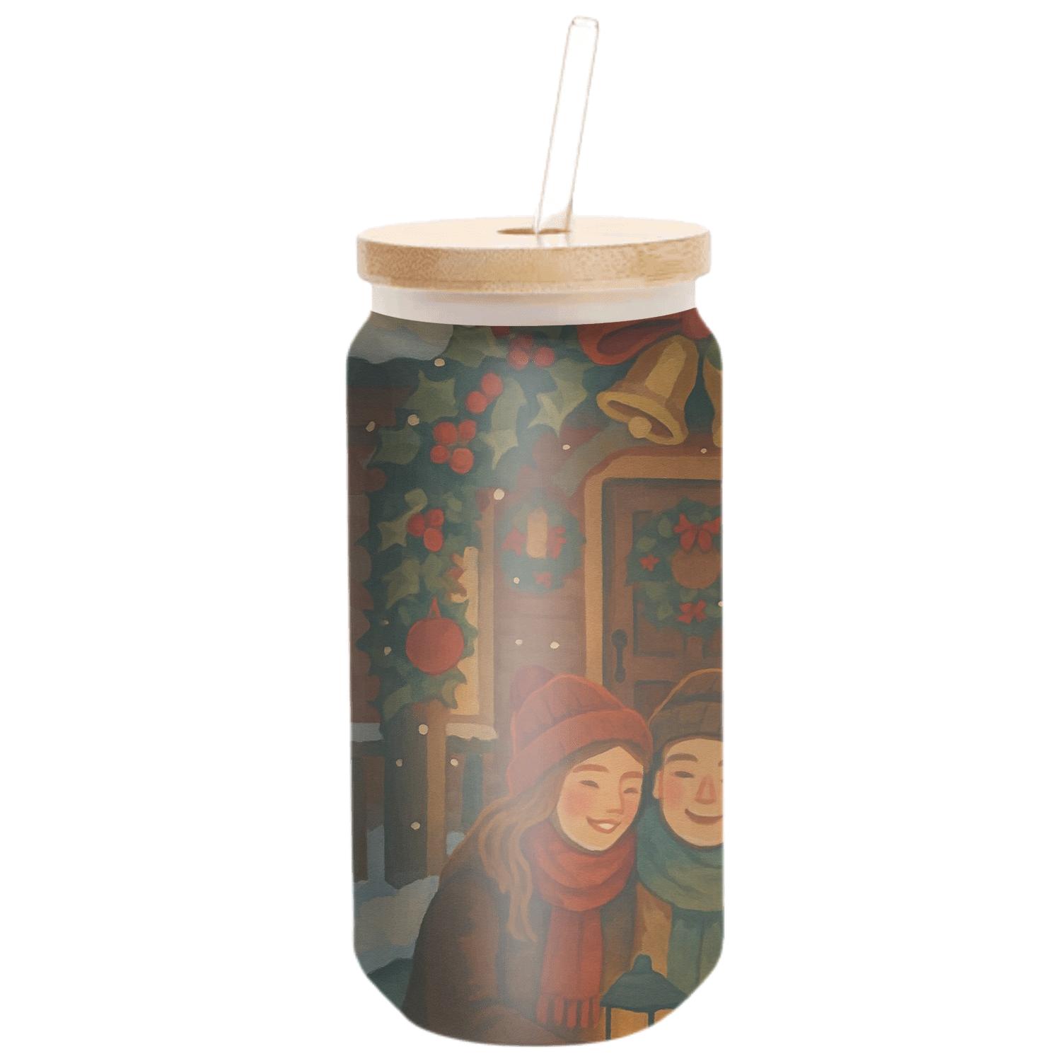 Holly Crown Gathering artisan blown glass drinkware