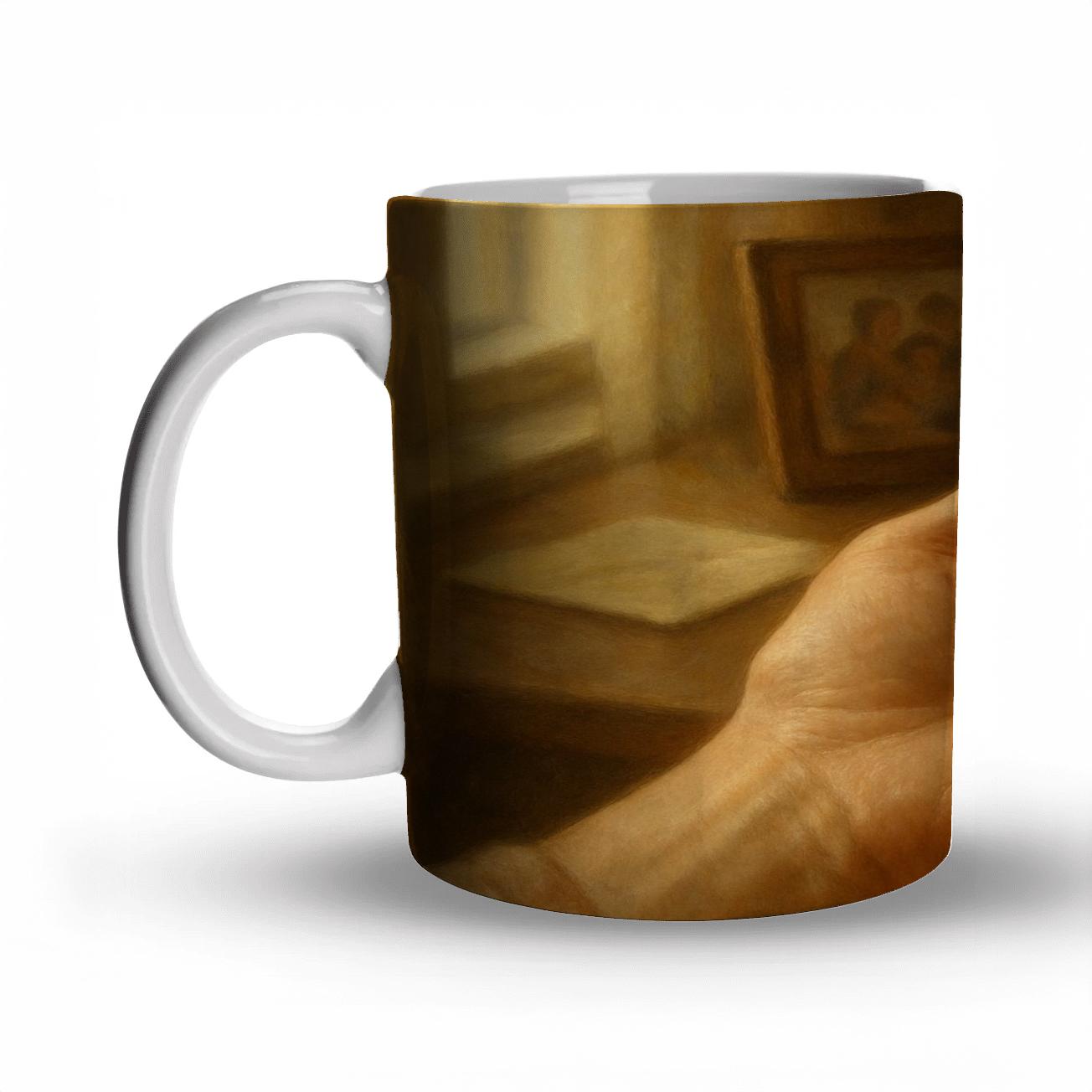 The Constellation In Her Palm A Legacy Written In Warmth premium drinkware mugs