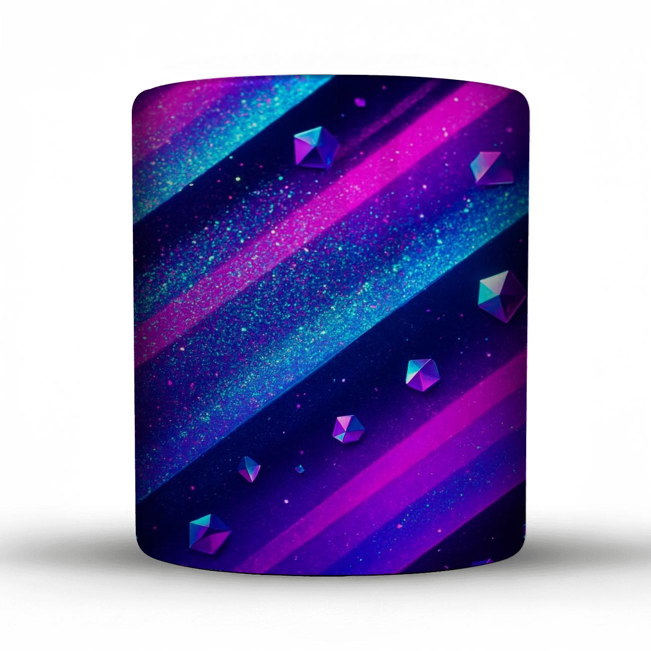Electric Prism Sequin Drift personalized mugs