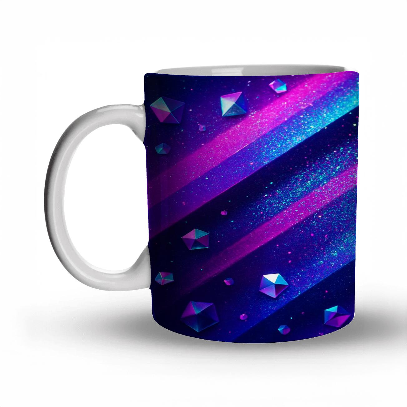 Electric Prism Sequin Drift personalized mugs