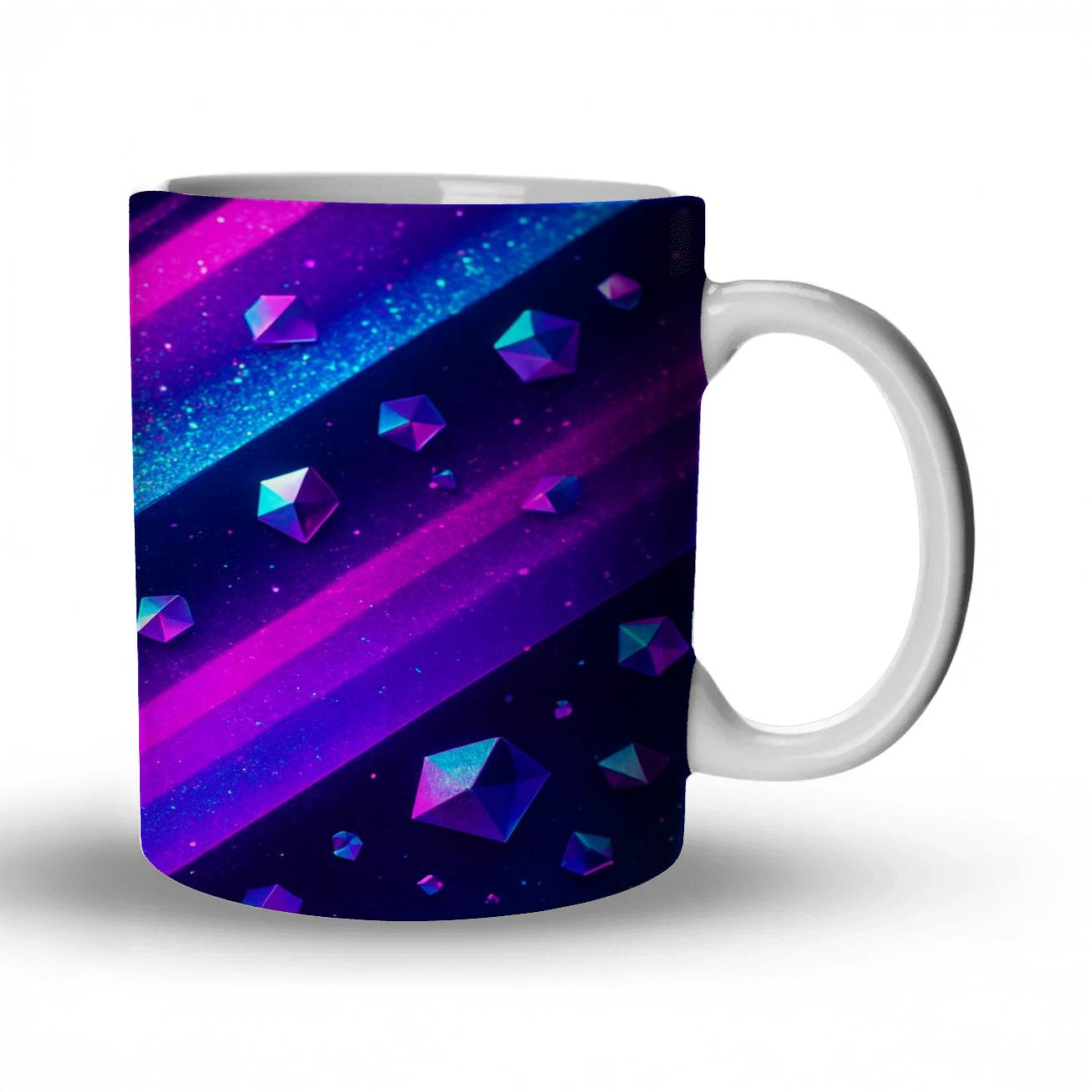 Electric Prism Sequin Drift personalized mugs