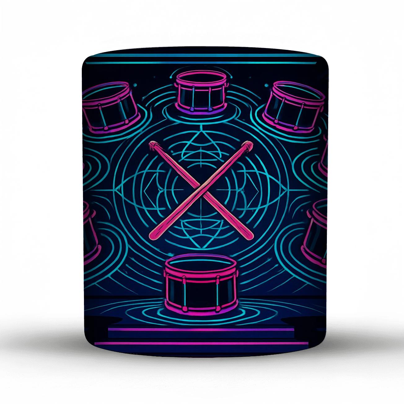 Cyber Drumline Hologram Ritual premium drinkware mugs