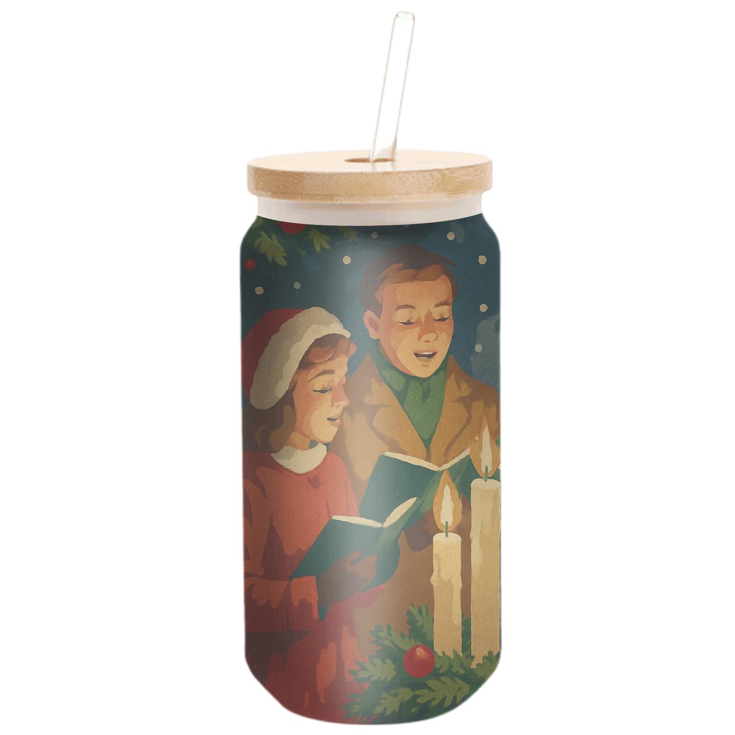 Candle Ring Choir textured glass