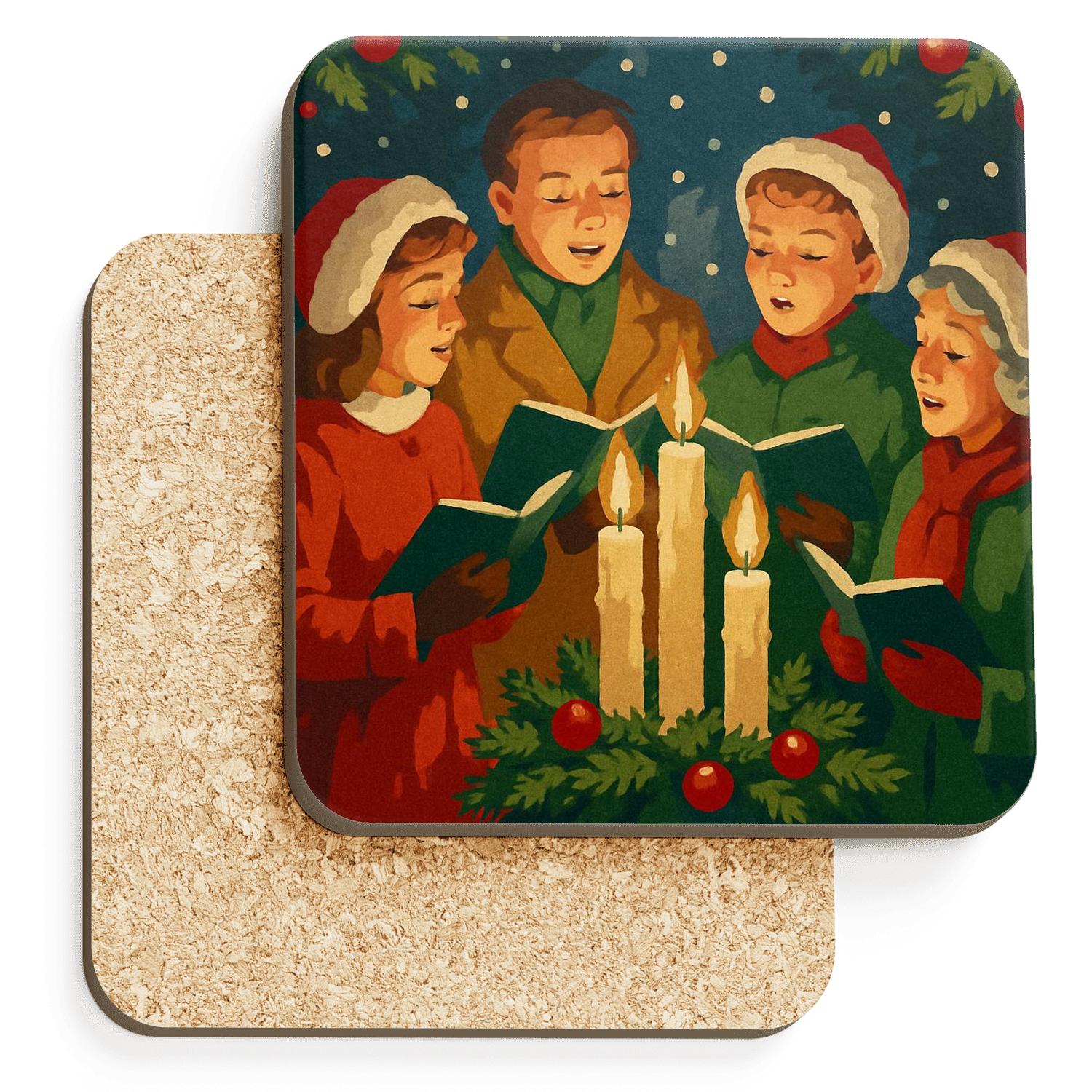 Candle Ring Choir coasters for home decor