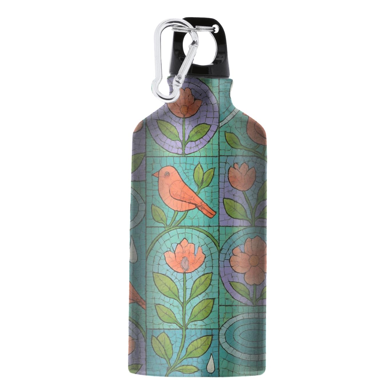Spring Equinox Rain Garden Mosaic premium sports bottles