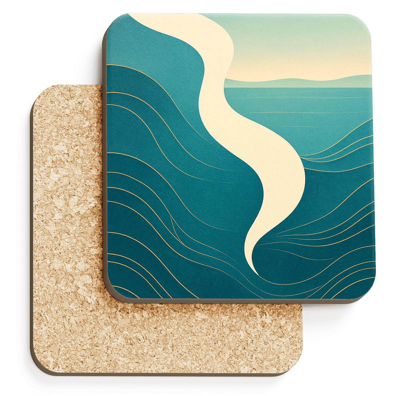 Living Water Psalm Flow coasters for home decor