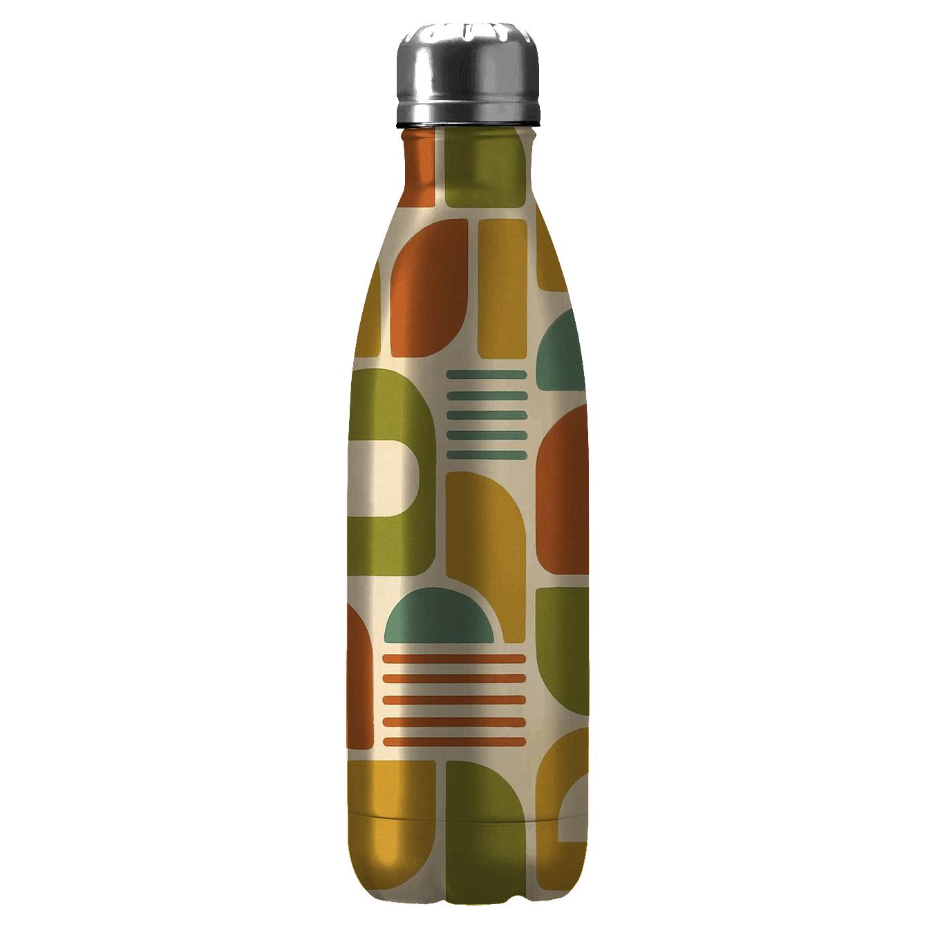 Sunbaked Vinyl Geometry decorative water bottles