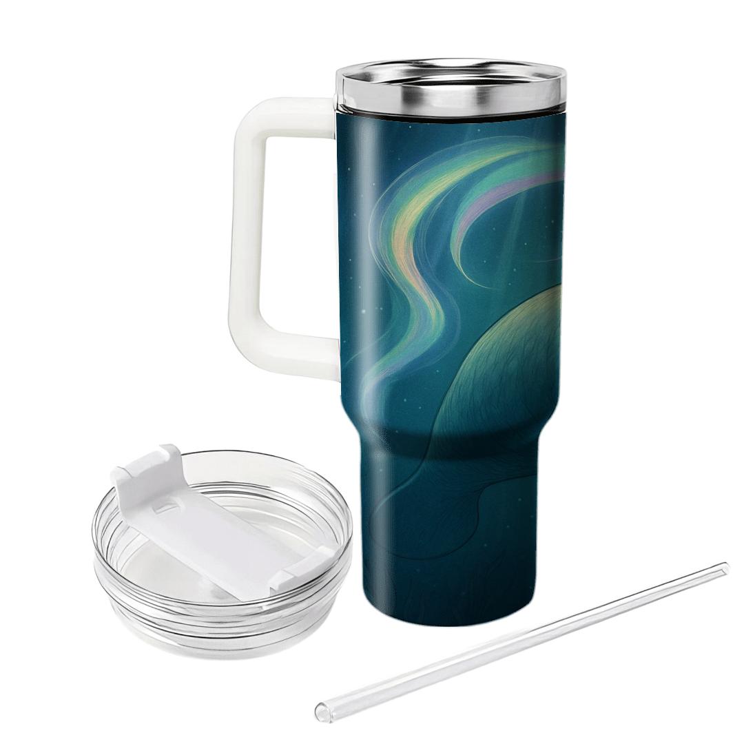 Aurora Manatee Drift tumblers with lids