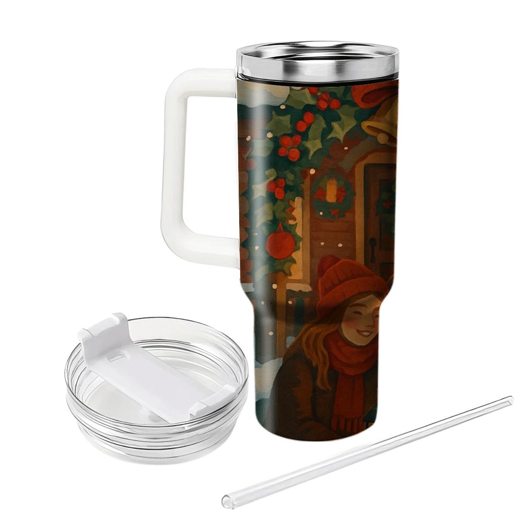 Holly Crown Gathering tumbler cups