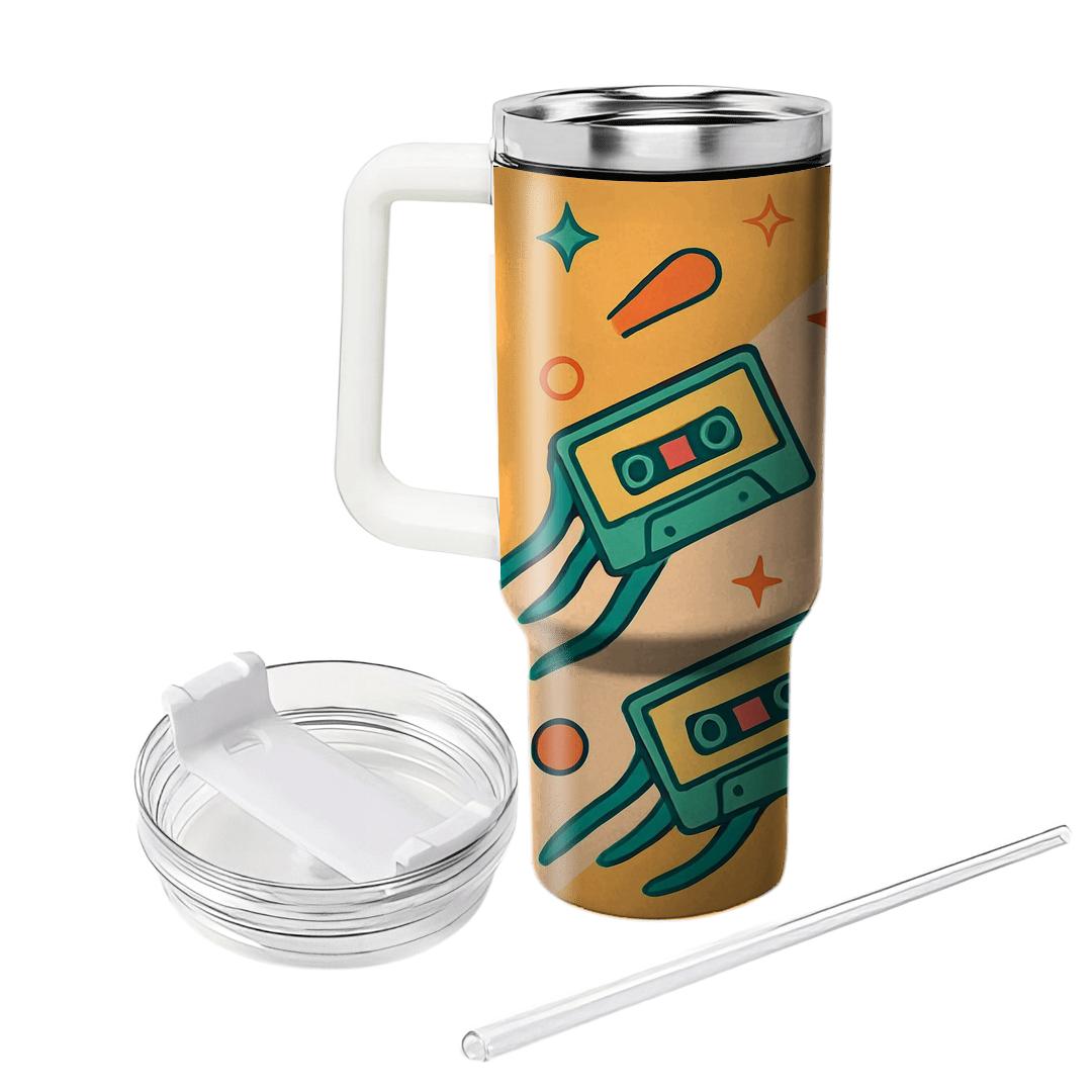 Cassette Comet Mixtape Parade tumbler cups