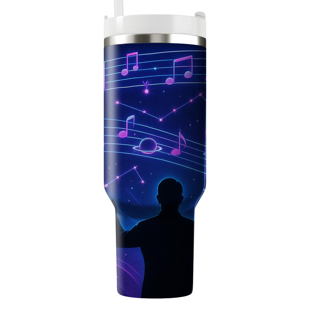 Orchestra Of Neon Constellations travel tumblers