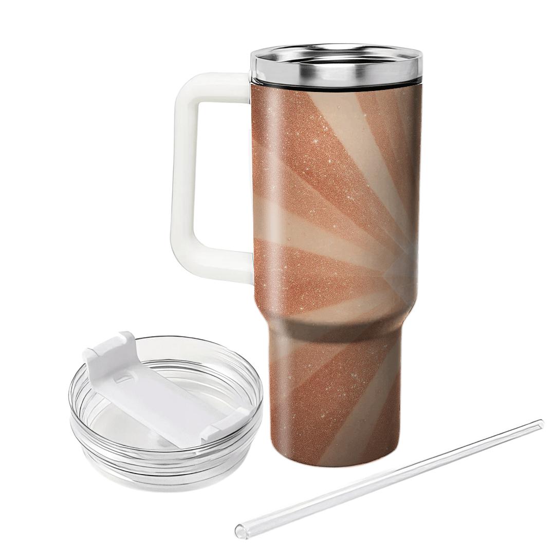 Rose Gold Prism Spotlight insulated tumblers
