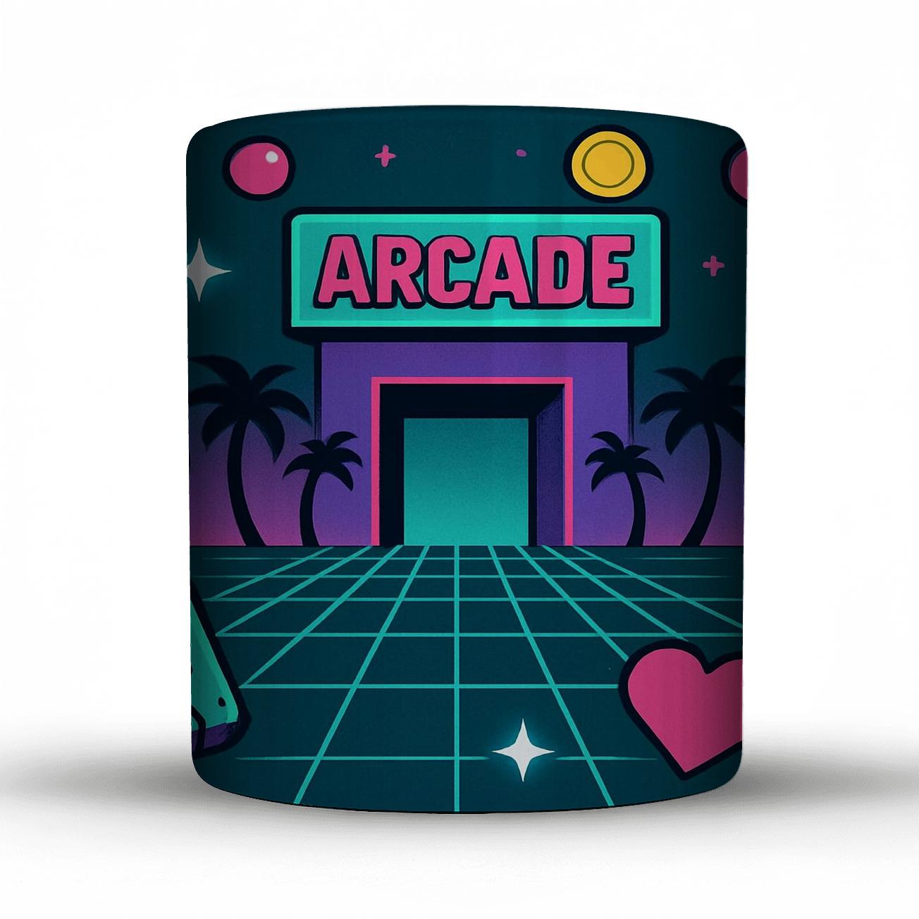 Mall Arcade Grid Parade novelty coffee mugs