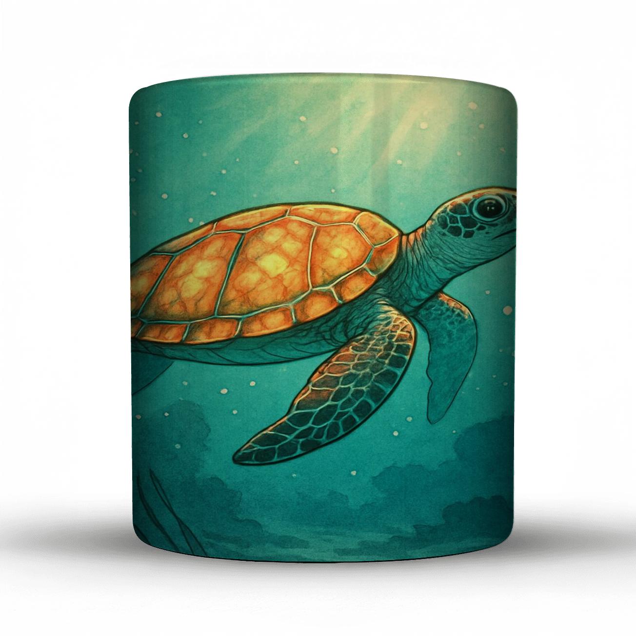 Lantern Reef Sea Turtle Drift gift mugs for occasions