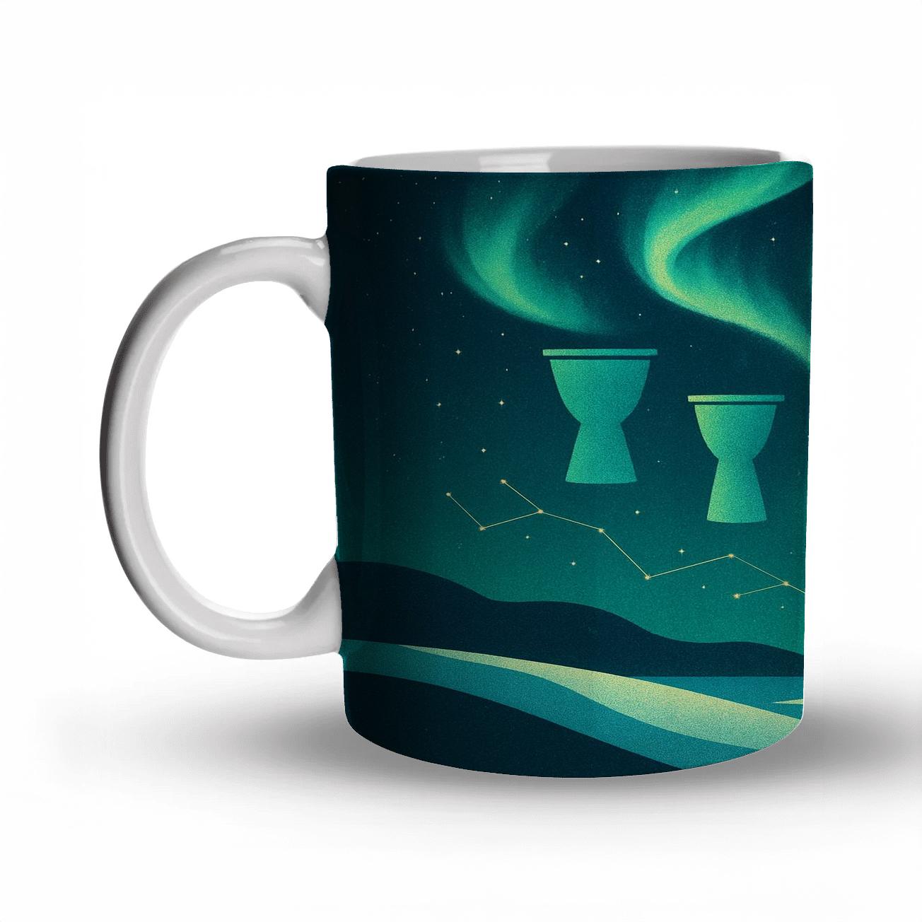 Aurora Drum Lanterns Arctic Solstice Fusion novelty coffee mugs