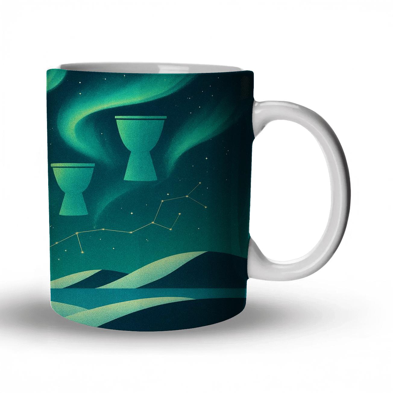 Aurora Drum Lanterns Arctic Solstice Fusion novelty coffee mugs