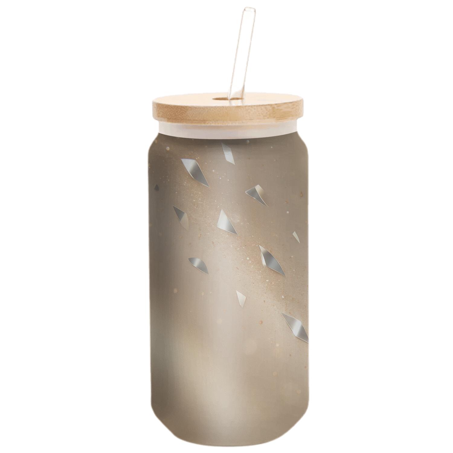 Champagne Chrome Confetti Drift handcrafted glassware drinkware