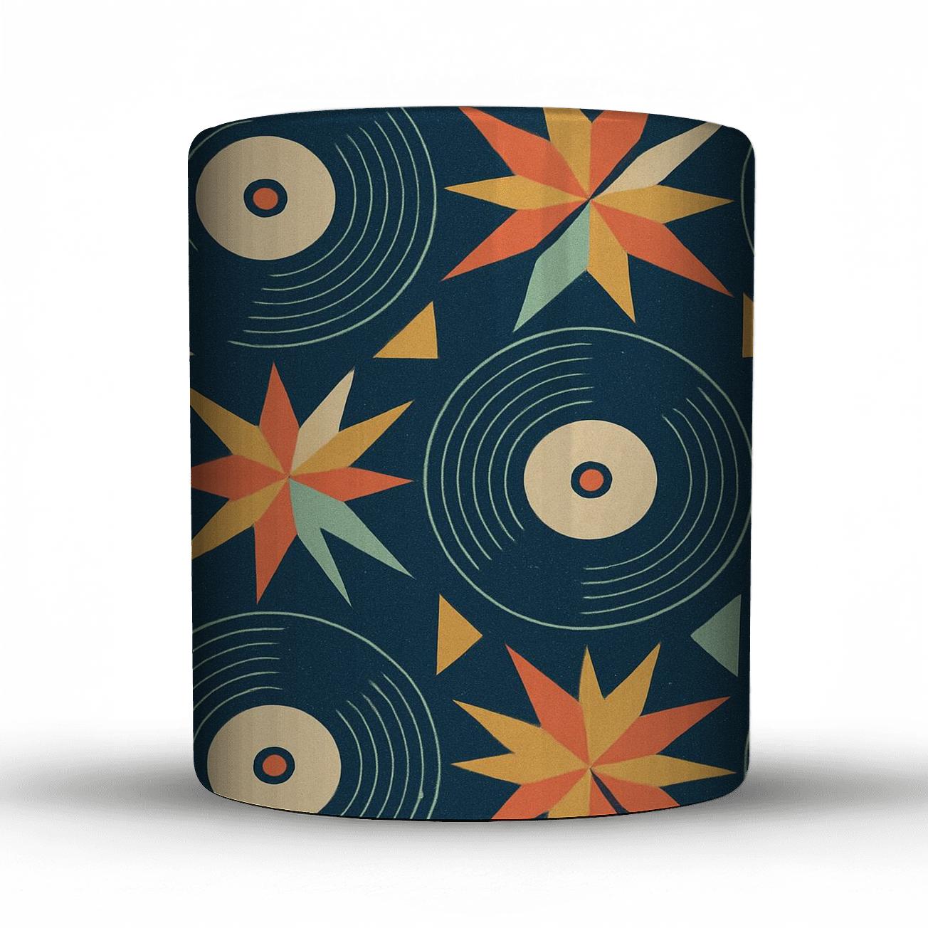 Vinyl Groove Starburst Tiles gift mugs for occasions
