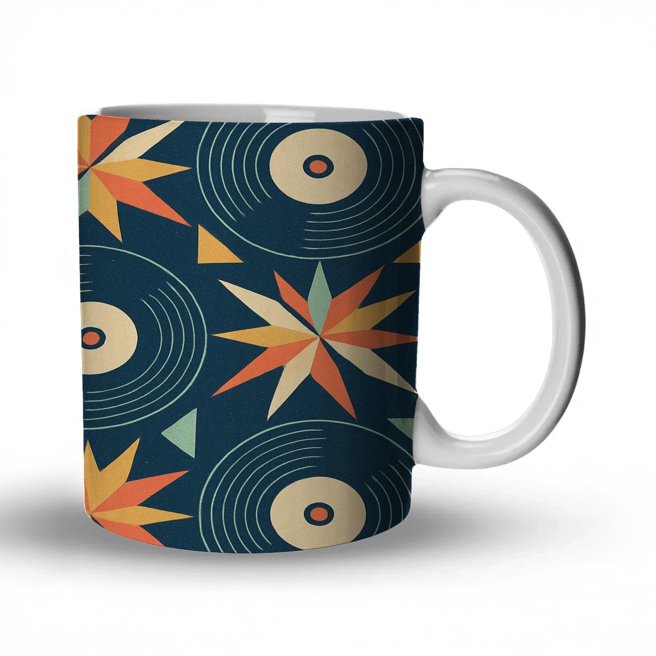 Vinyl Groove Starburst Tiles gift mugs for occasions