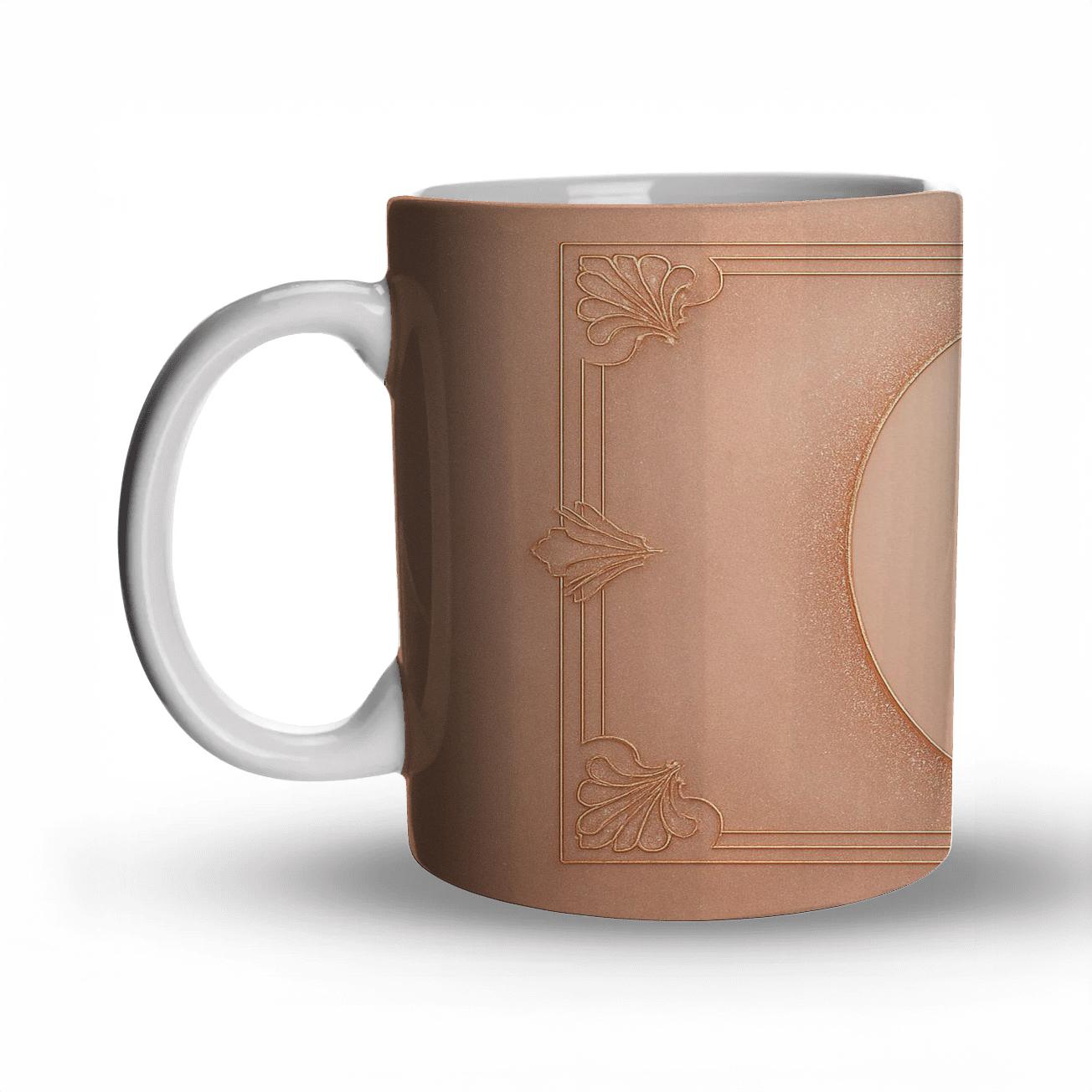 Rose Gold Velvet Glitter Monogram Frame insulated thermal mugs