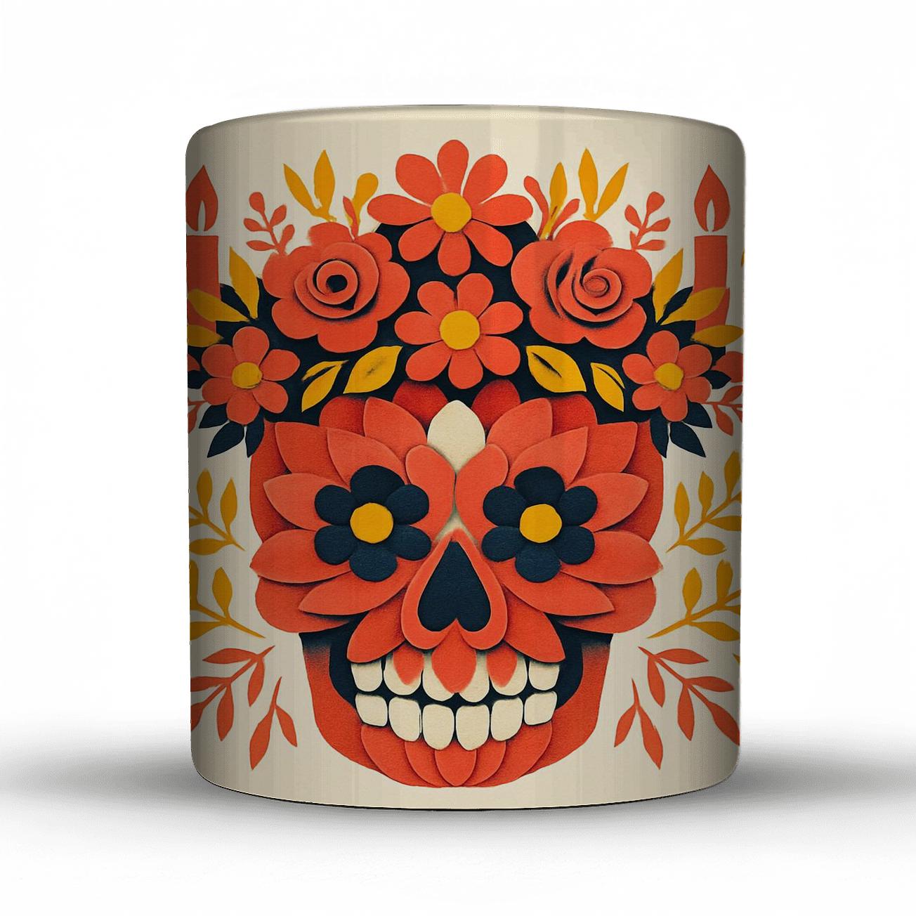 Midnight Sun Sugar Skulls Midsummer Remembering novelty coffee mugs
