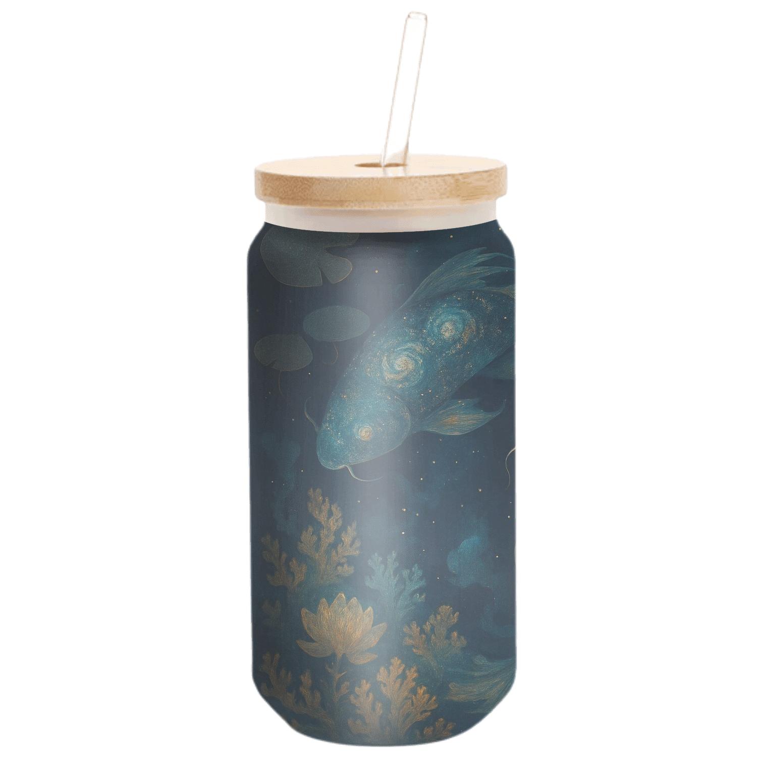 Koi Carp Nebula Garden insulated glass vessels