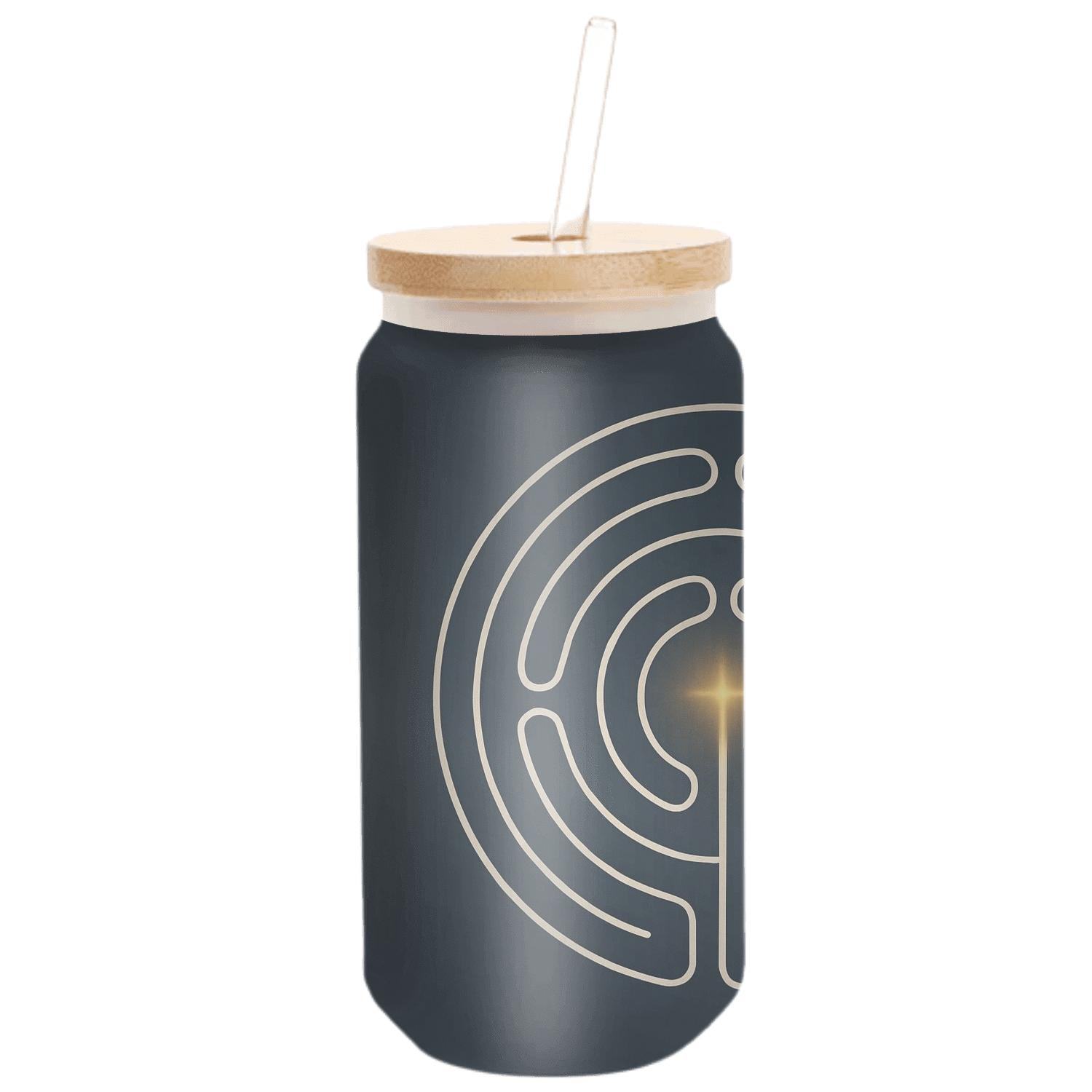 Labyrinth Of Quiet Prayer handcrafted glassware drinkware