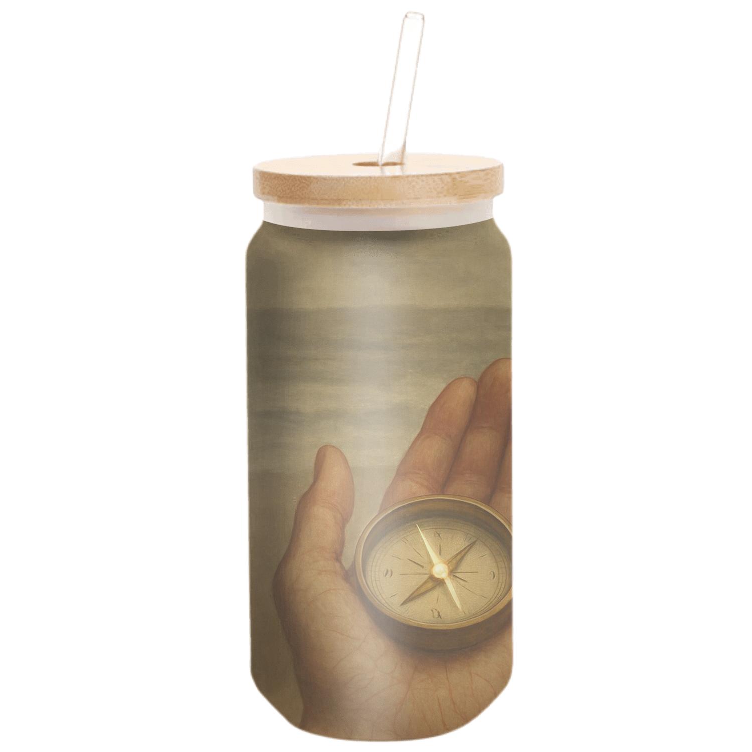 The Compass In Her Palm: Direction Drawn From Gentle Sacrifice glassware drinkware