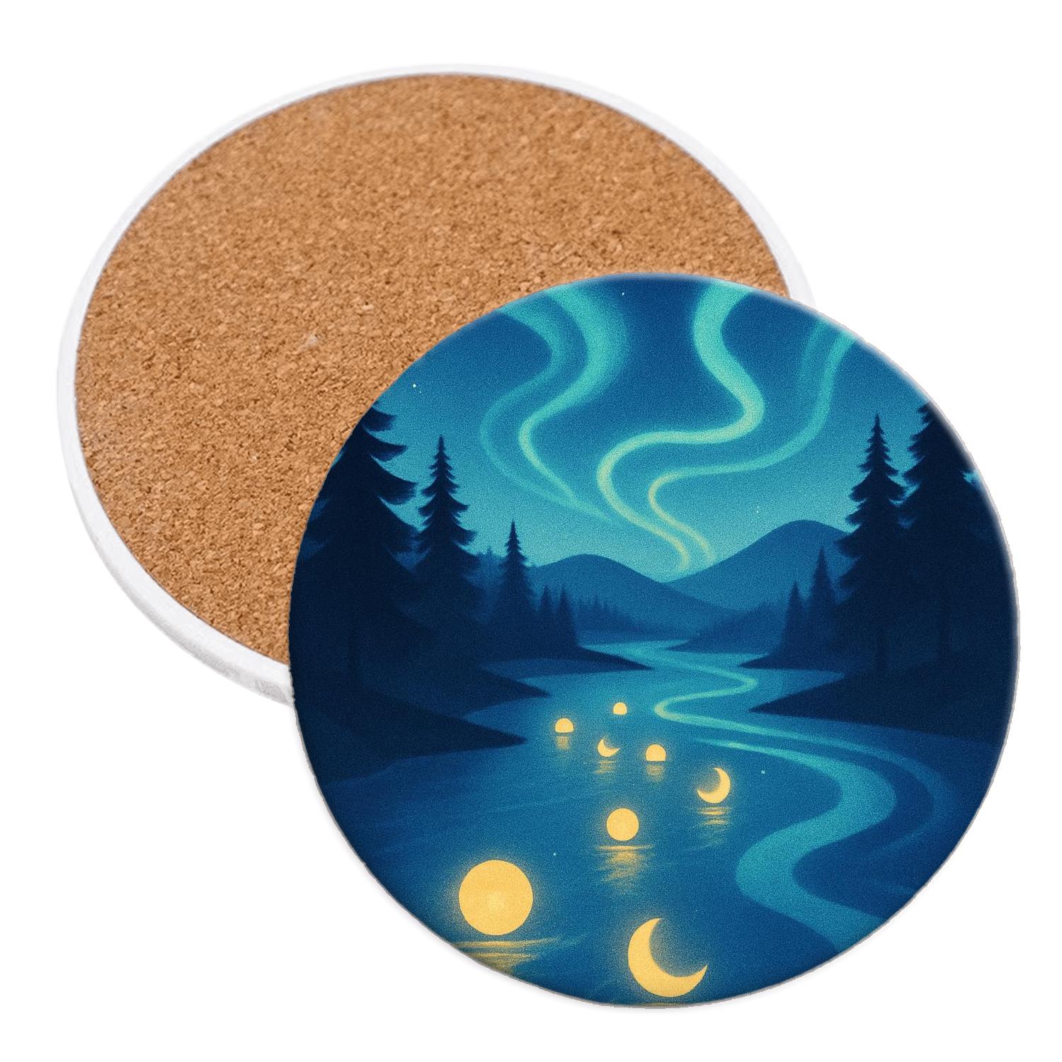 Midnight Sun Lantern Regatta stone coaster collections