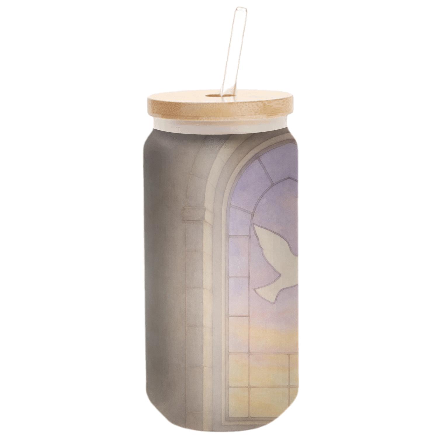 Sanctuary Window Morning Light artisan blown glass drinkware