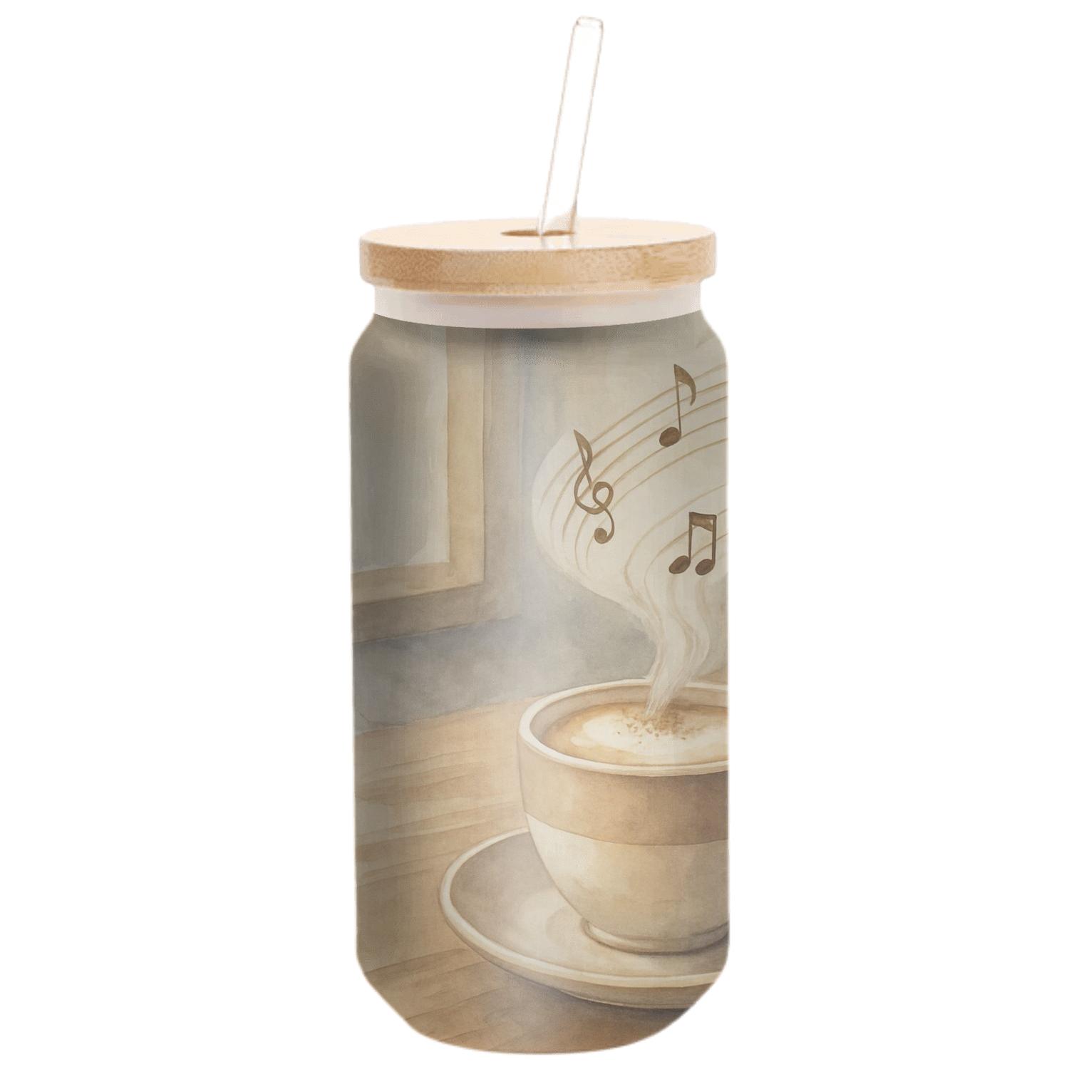Steam As Sheet Music Cafe Still Life glassware drinkware