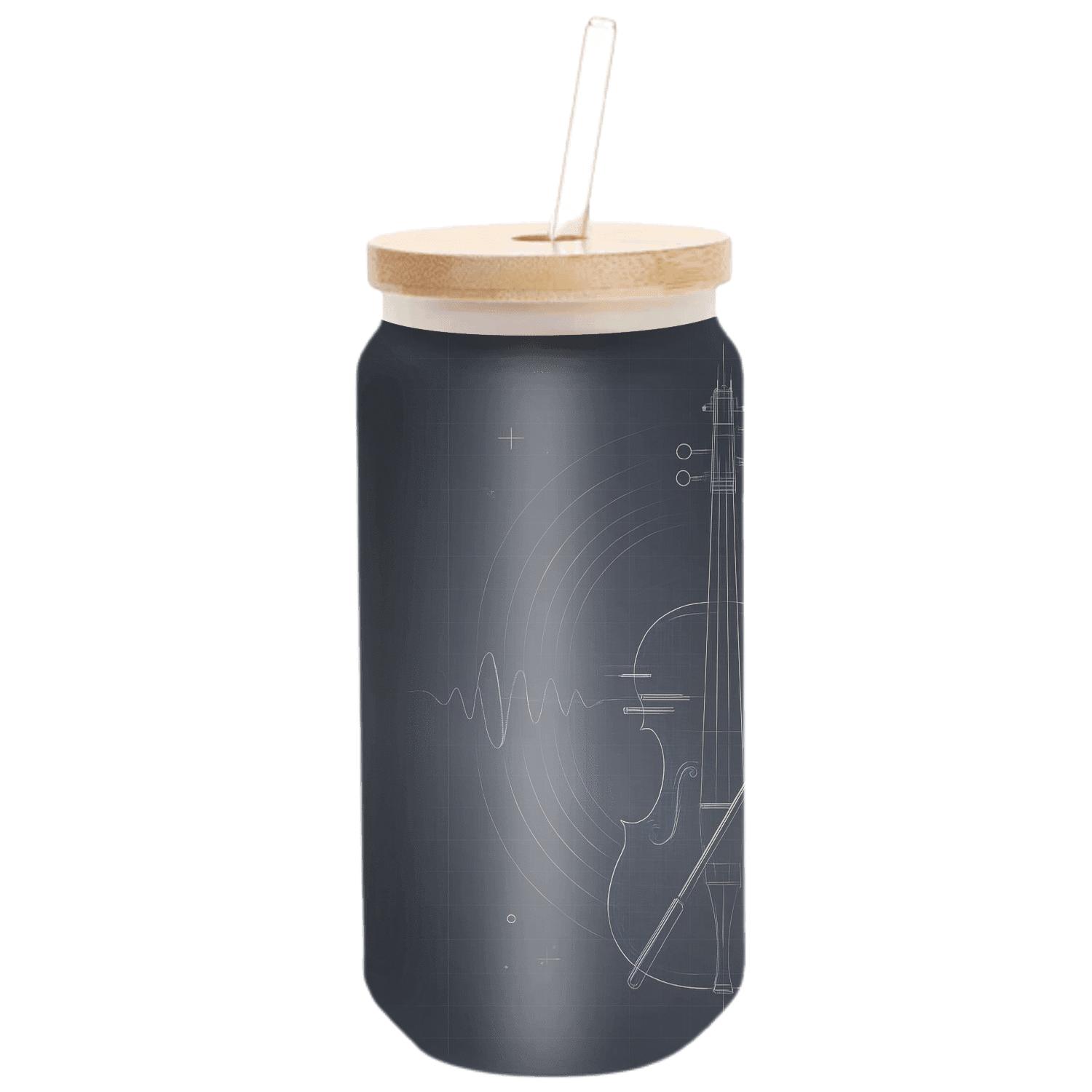 Orchestral Glitchwave Blueprint artisan blown glass drinkware
