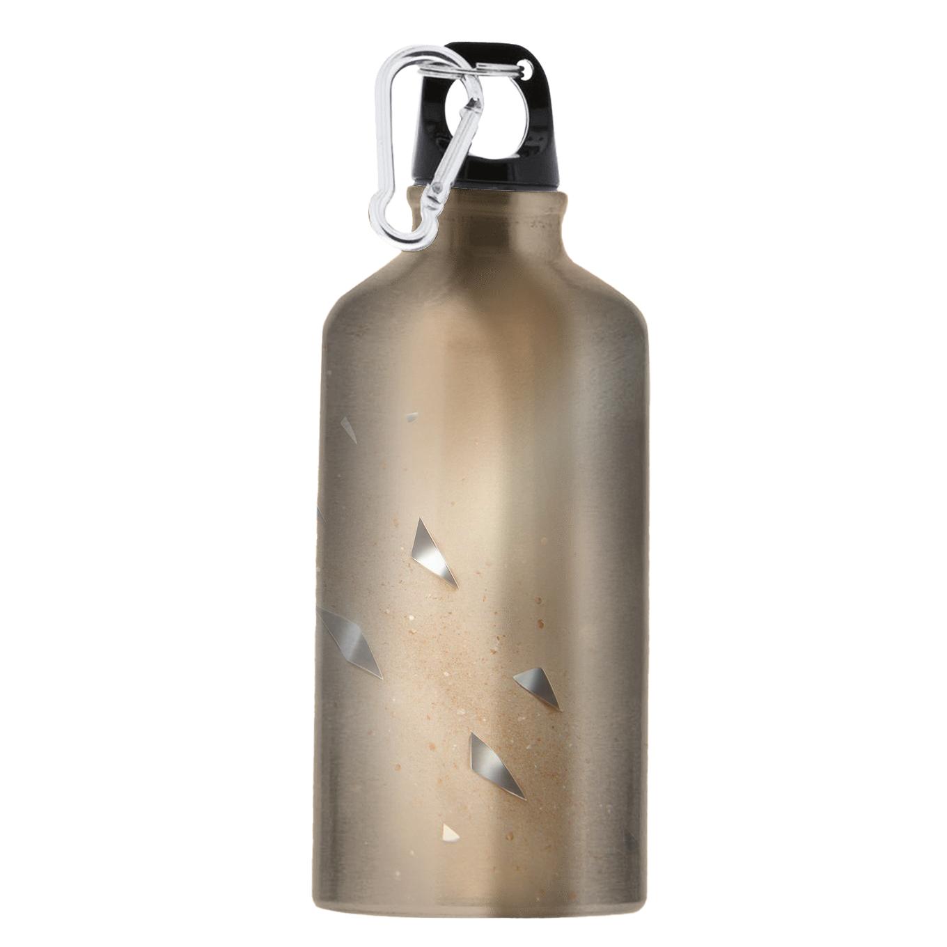 Champagne Chrome Confetti Drift insulated sports bottles