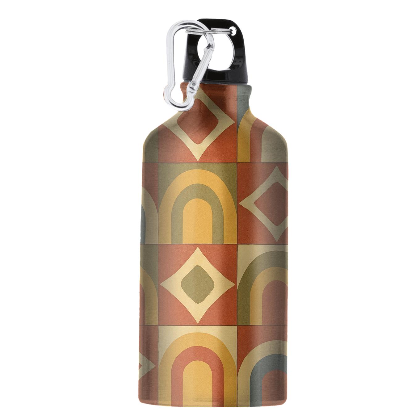 Sunbaked Desert Tile Geometry insulated sports bottles
