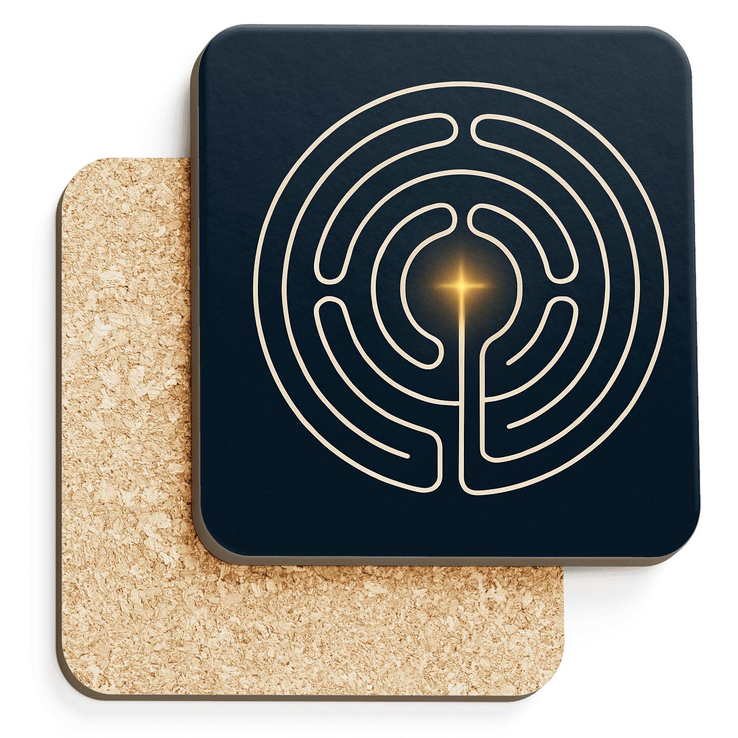 Labyrinth Of Quiet Prayer stone coaster collections
