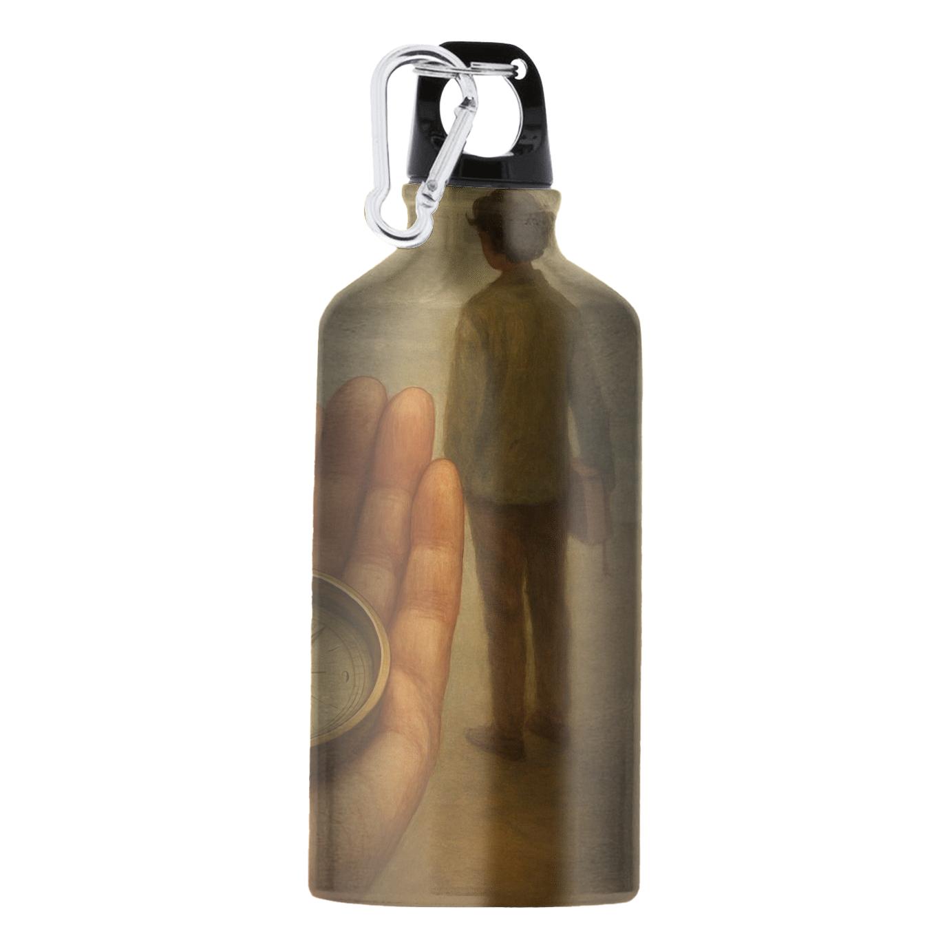 The Compass In Her Palm: Direction Drawn From Gentle Sacrifice sports bottles with lids