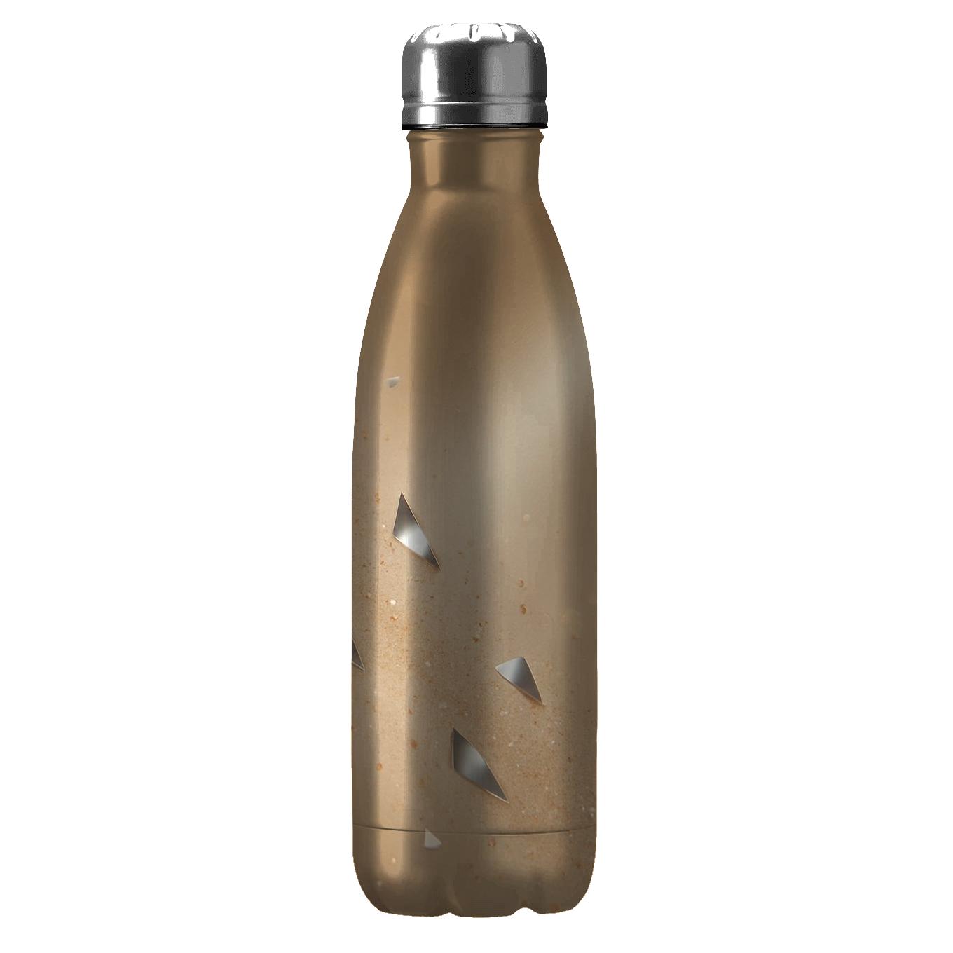 Champagne Chrome Confetti Drift custom water bottles