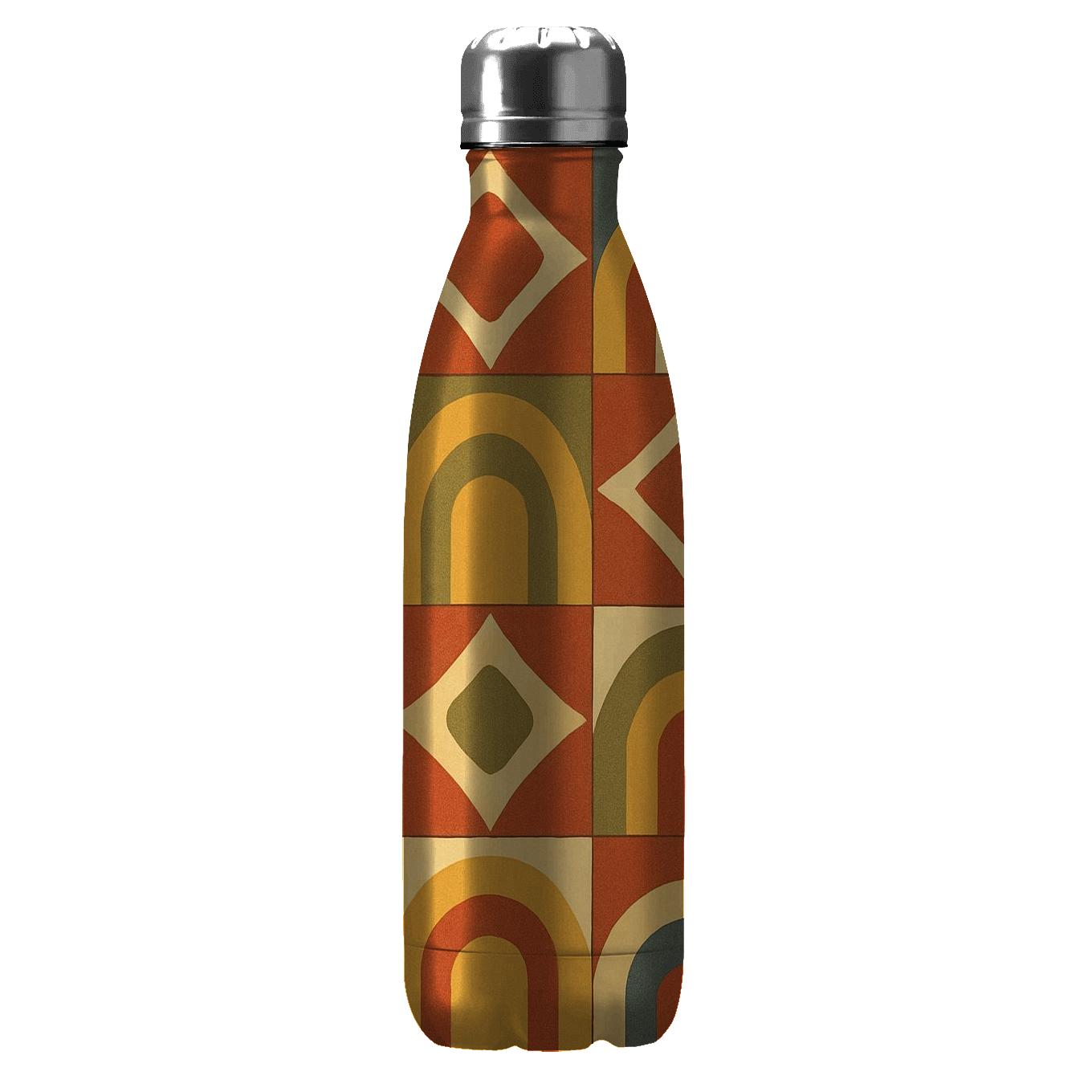 Sunbaked Desert Tile Geometry water bottles with lids