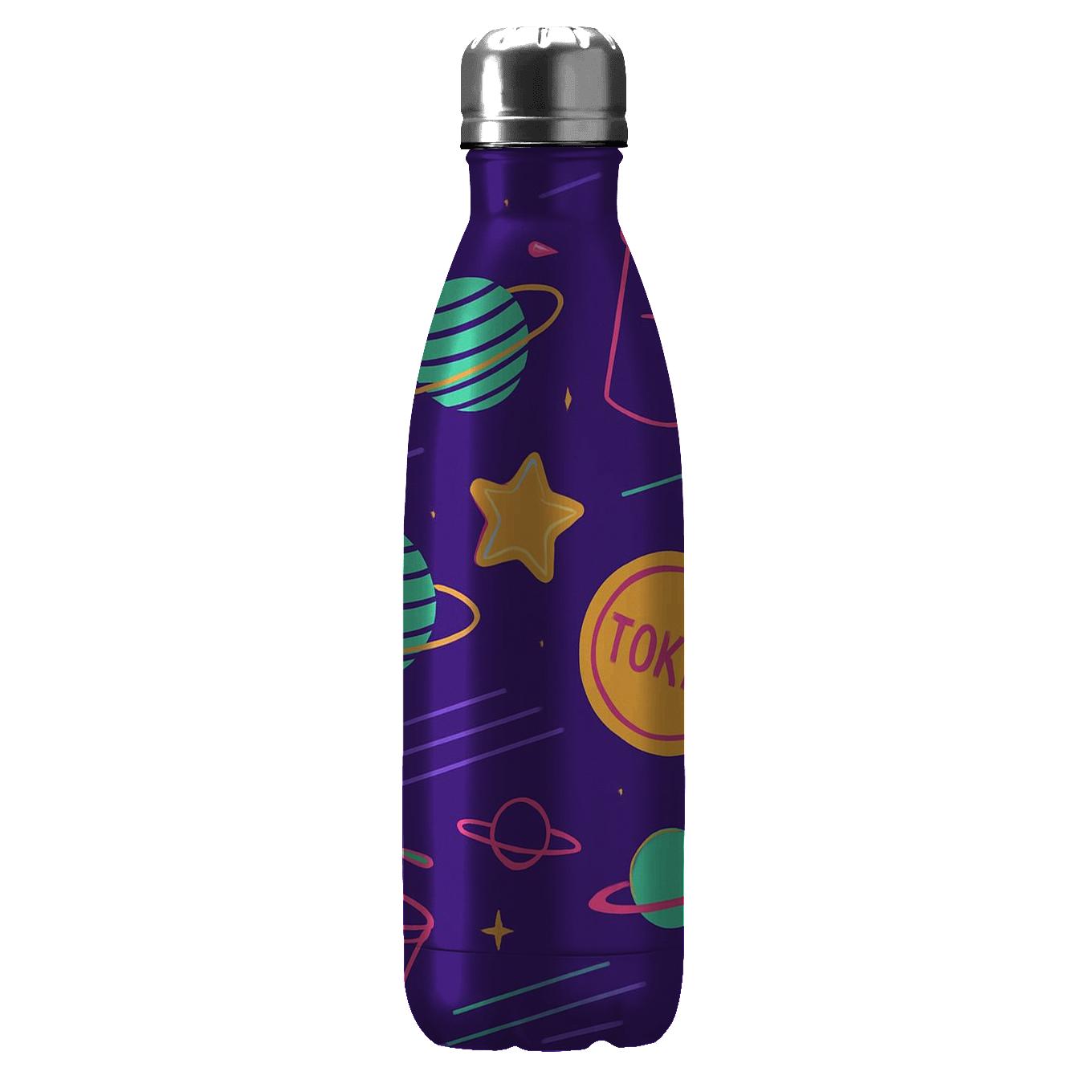 Arcade Snack Bar Galaxy water bottles with lids