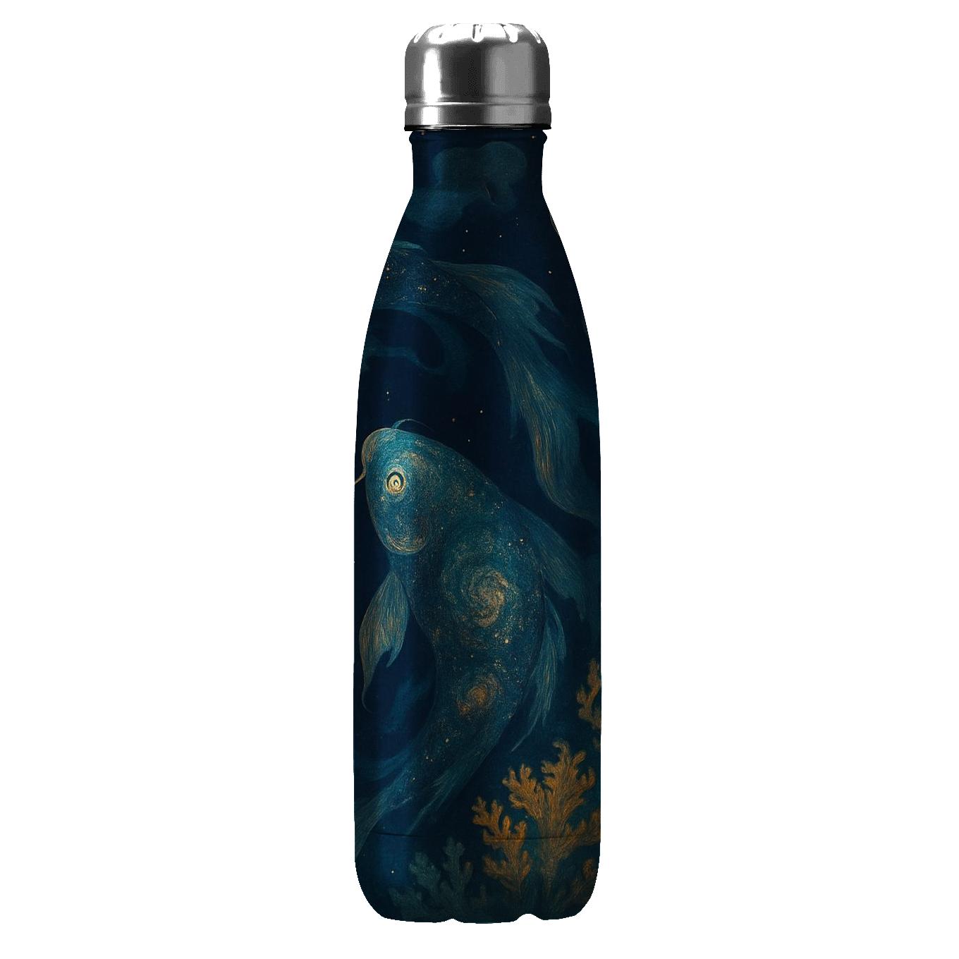 Koi Carp Nebula Garden water bottles with lids