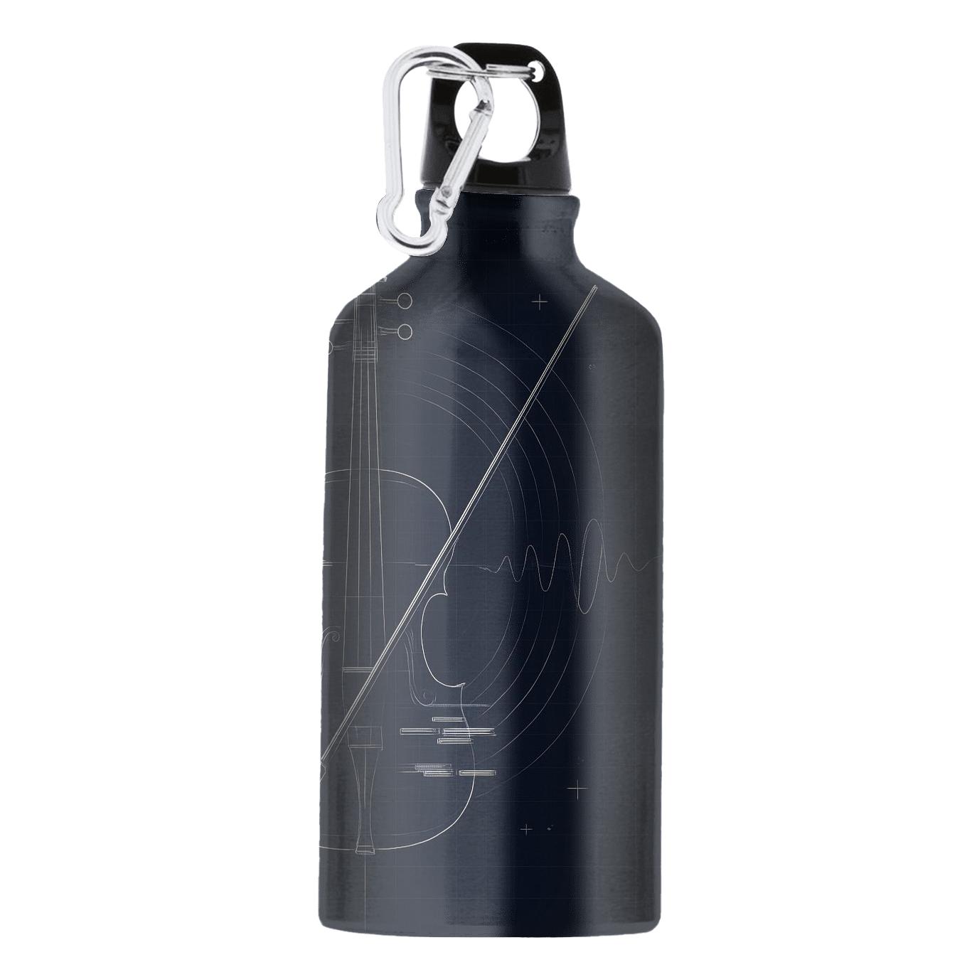 Orchestral Glitchwave Blueprint personalized sports bottles