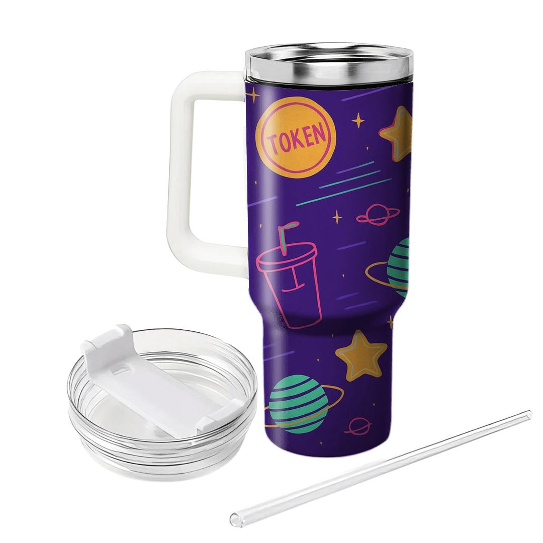 Arcade Snack Bar Galaxy travel tumblers