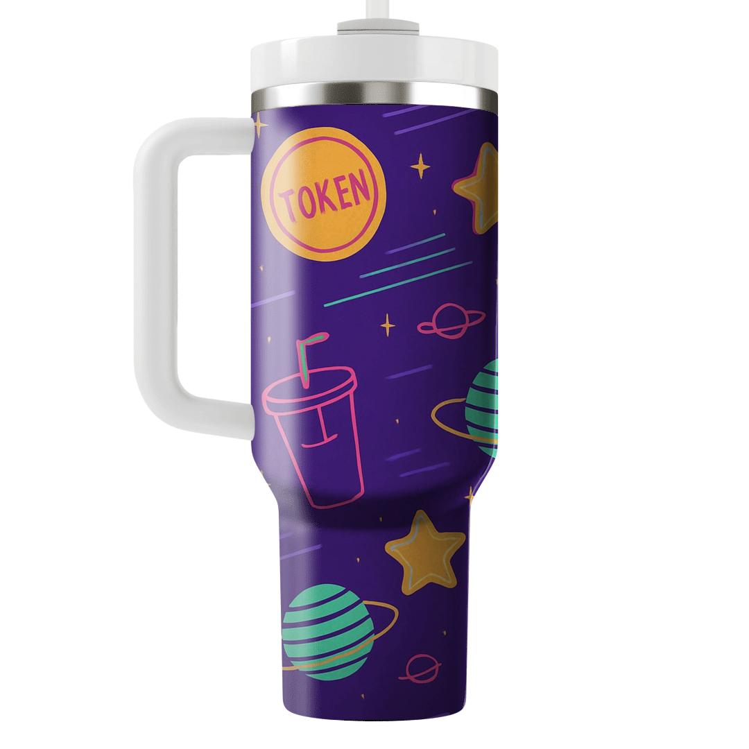 Arcade Snack Bar Galaxy travel tumblers