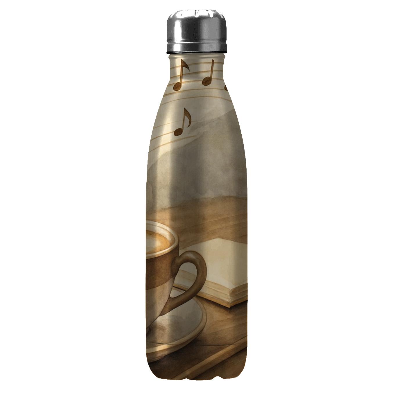 Steam As Sheet Music Cafe Still Life water bottle cups