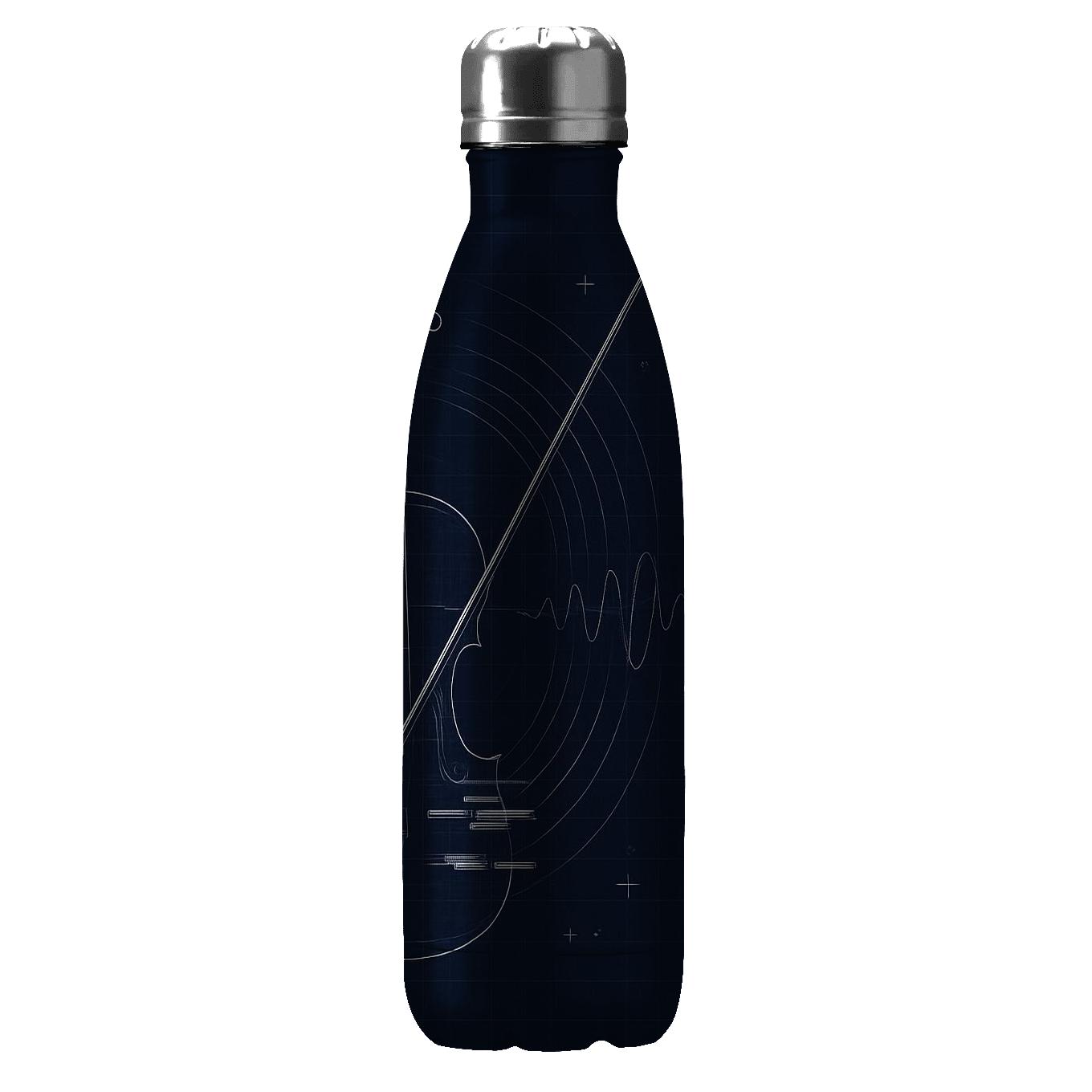 Orchestral Glitchwave Blueprint water bottles with lids