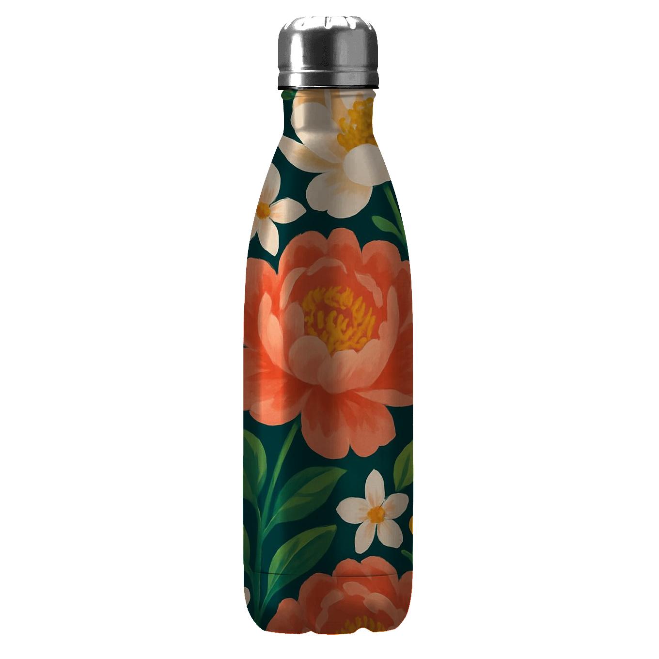 Citrus Peony Sunrise travel water bottles