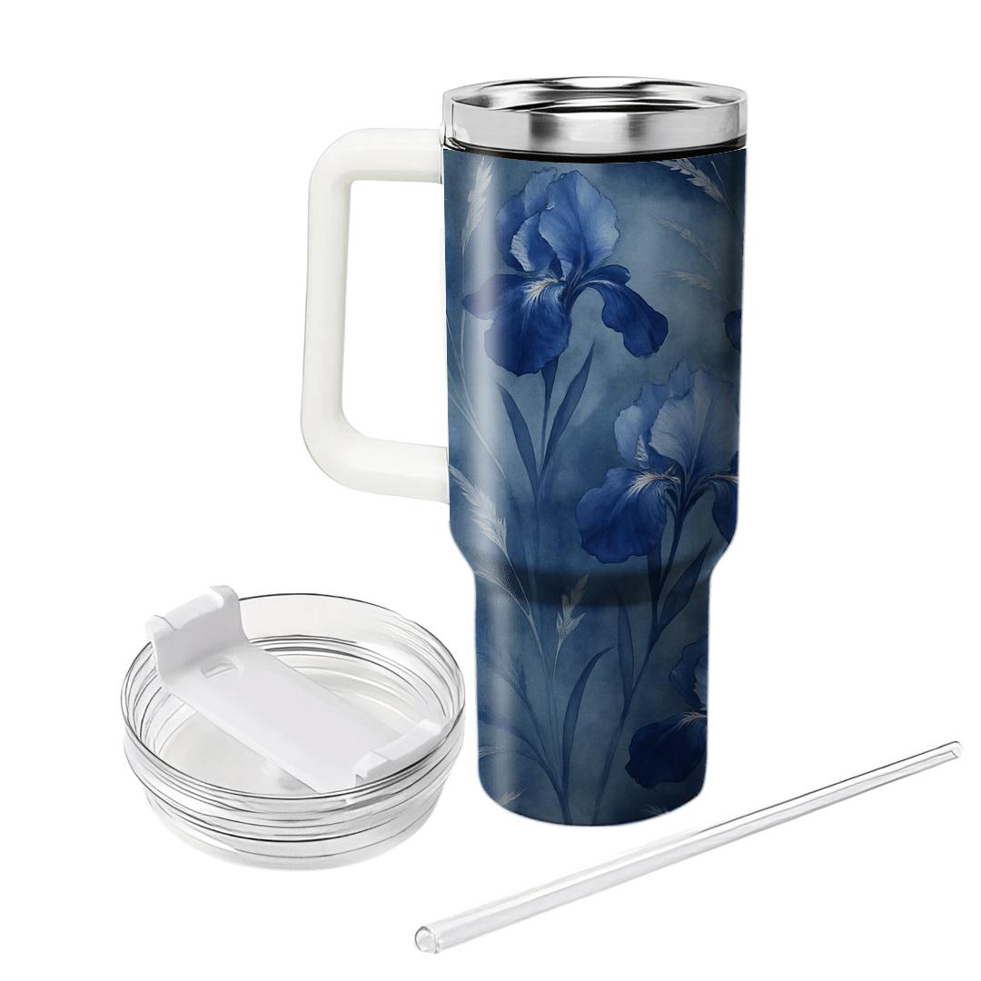 Moonlit Iris Mist personalized tumblers