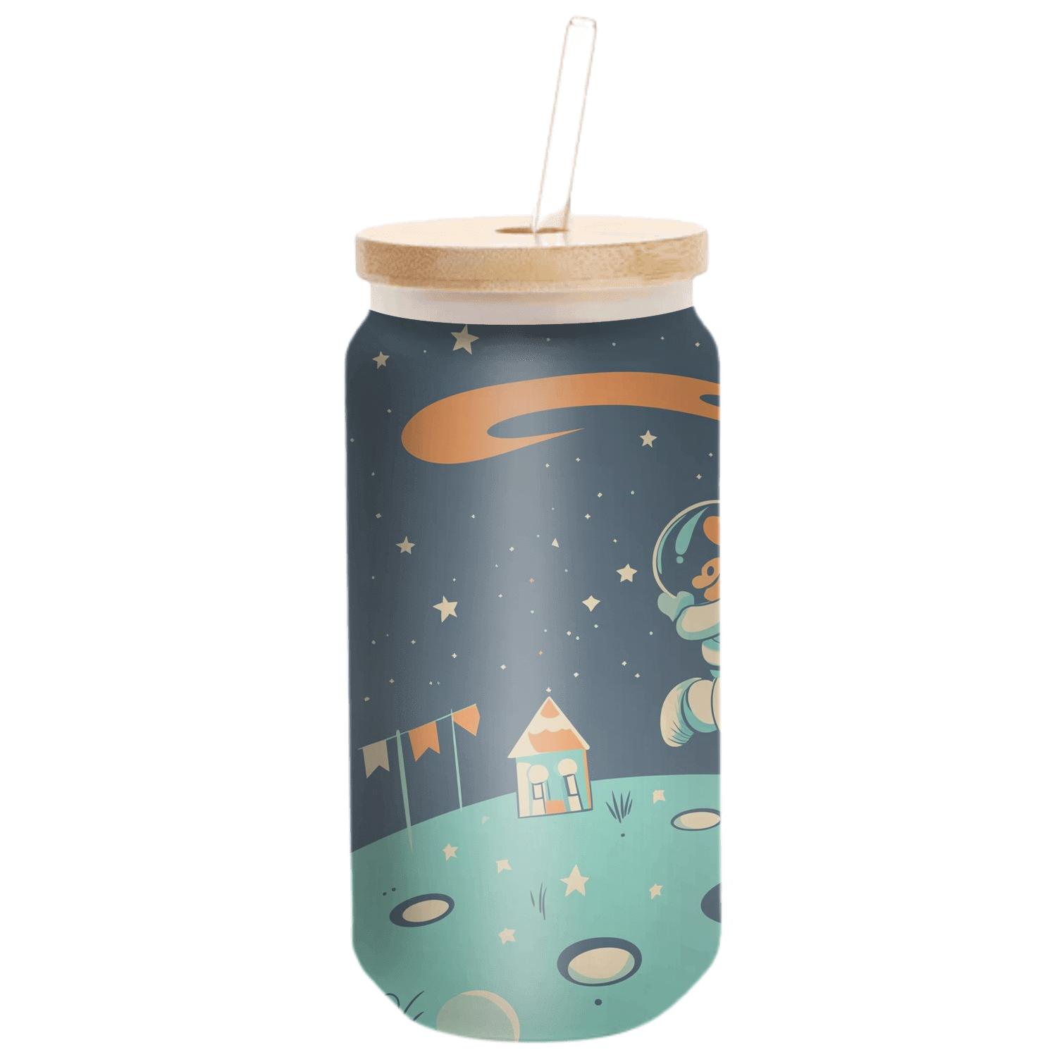 Goofy Space Camp Comet Hop Disney Inspired custom engraved glassware