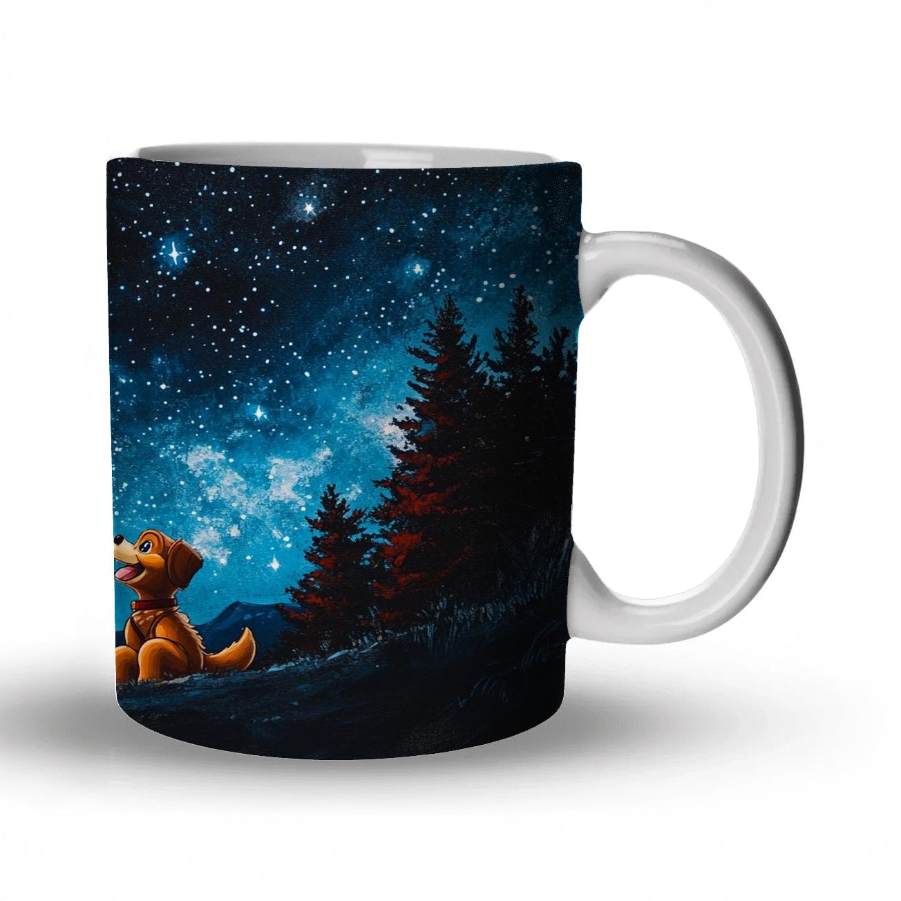 Dug Cosmic Campfire Night ceramic coffee mugs